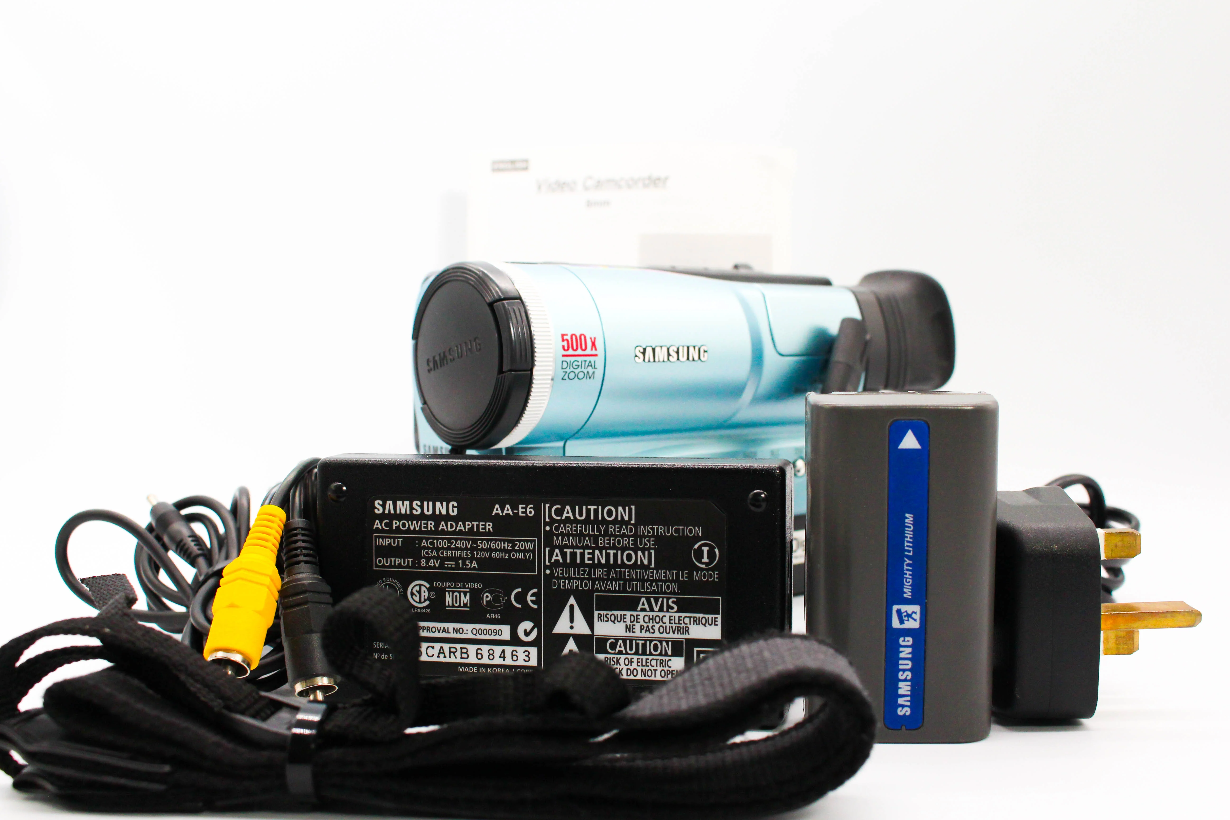 Samsung VP-W60B Video8 8mm Handycam Camcorder Camera (Read) - Tested Bundle Excellent - Image 2