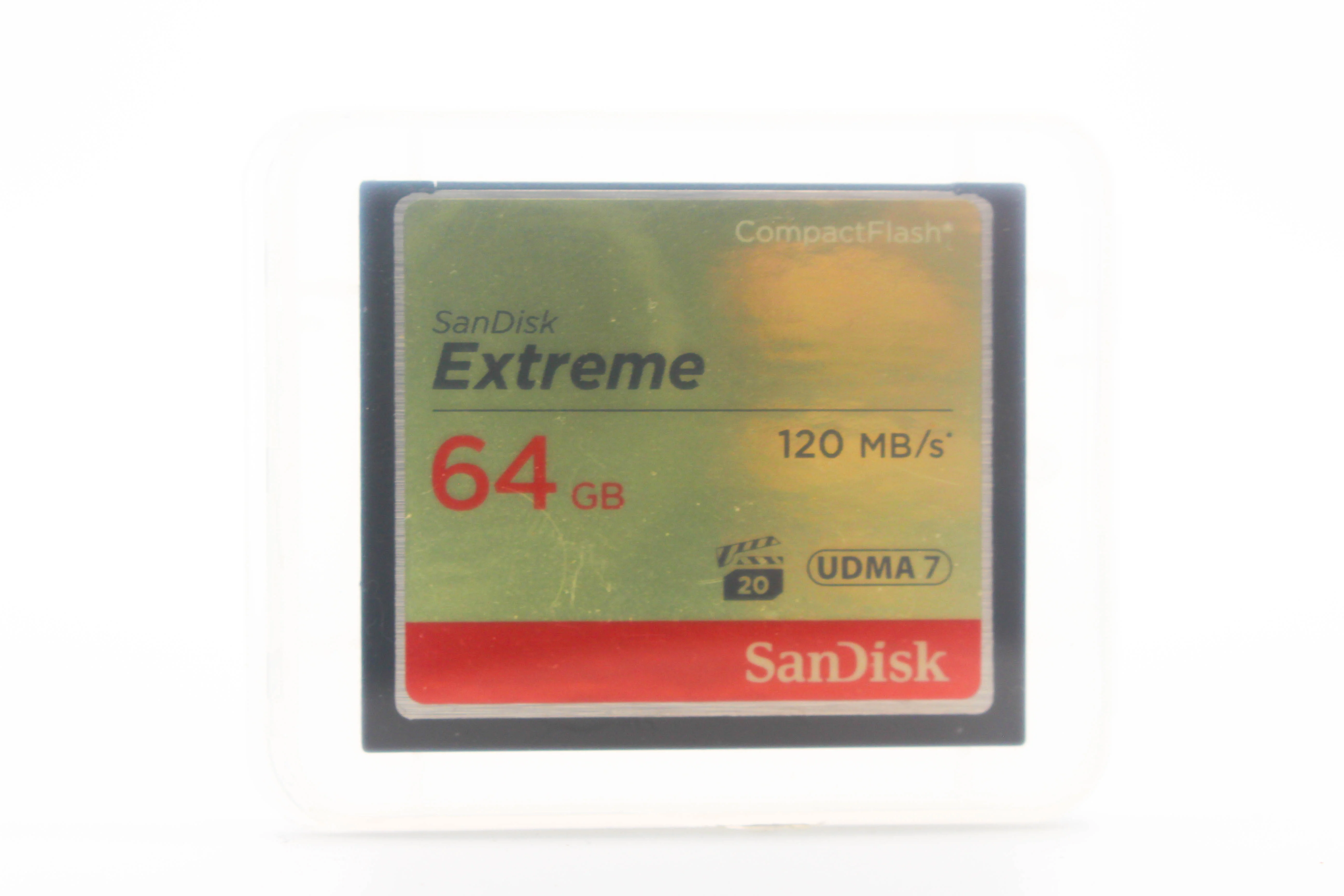 SanDisk Extreme 64GB UDMA 7 120 MB/s Compact Flash CF Card - Tested Excellent