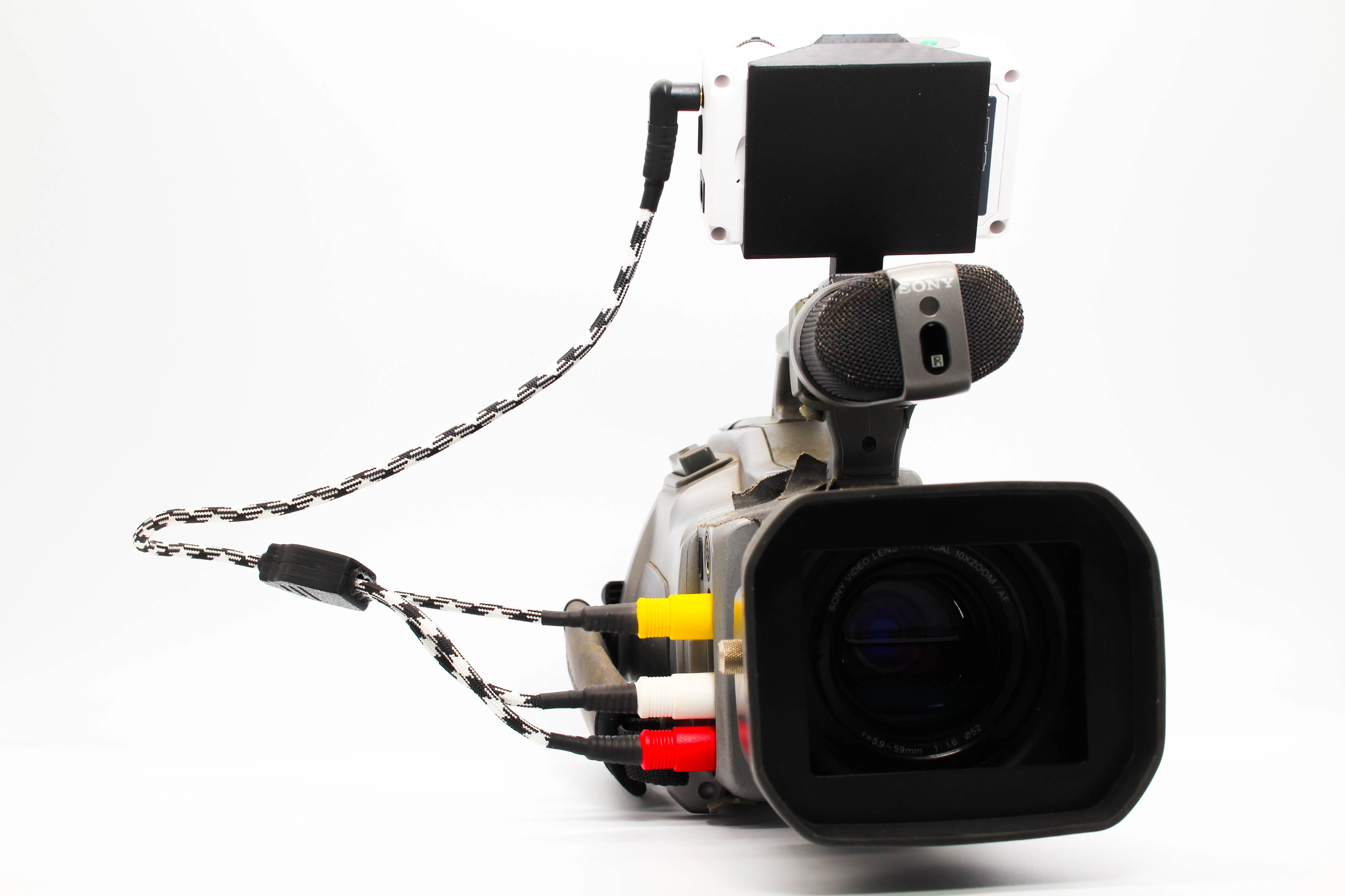SDS ImmersionRC Powerplay FPV DVR Cable RCA to AV 3.5mm Jack For Hi8 MiniDV Video Camcorders - Image 6
