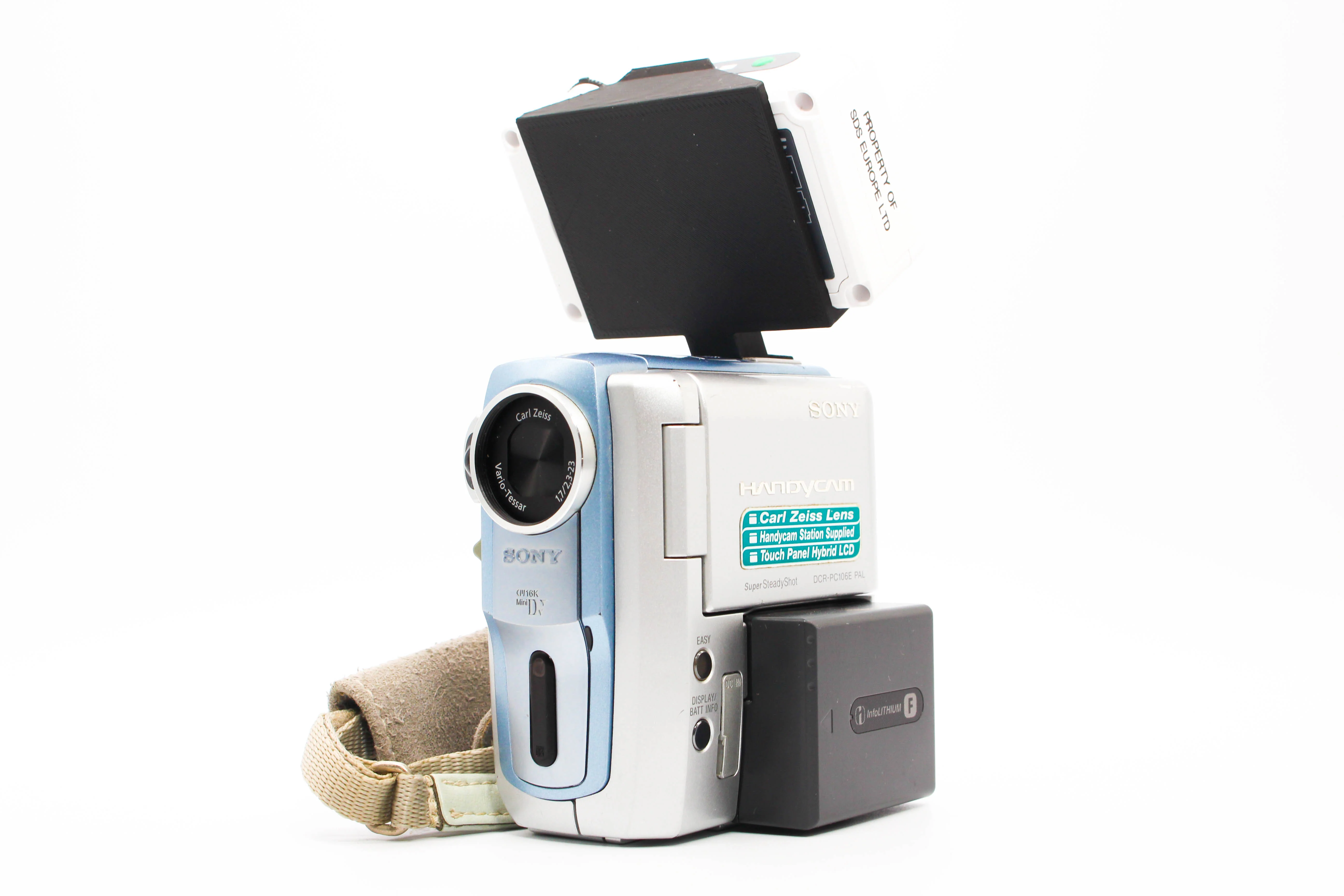 SDS ImmersionRC Powerplay DVR 3D Printed Custom Mount - For Camcorder Handycam - Image 4
