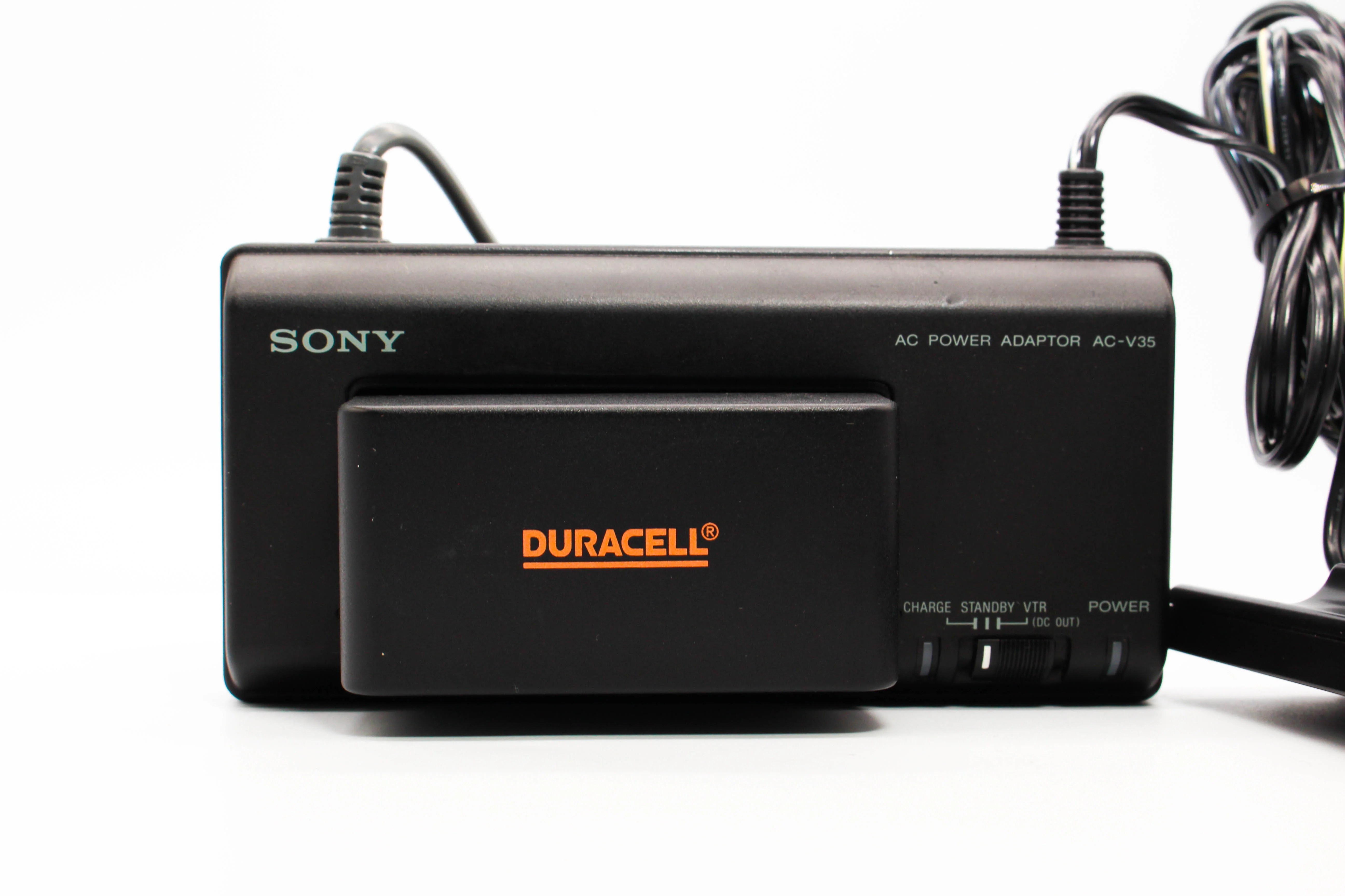 Sony AC-V35 AC Adaptor Charger And DR11 Battery For Camcorder Handycam - Tested Good - Image 2