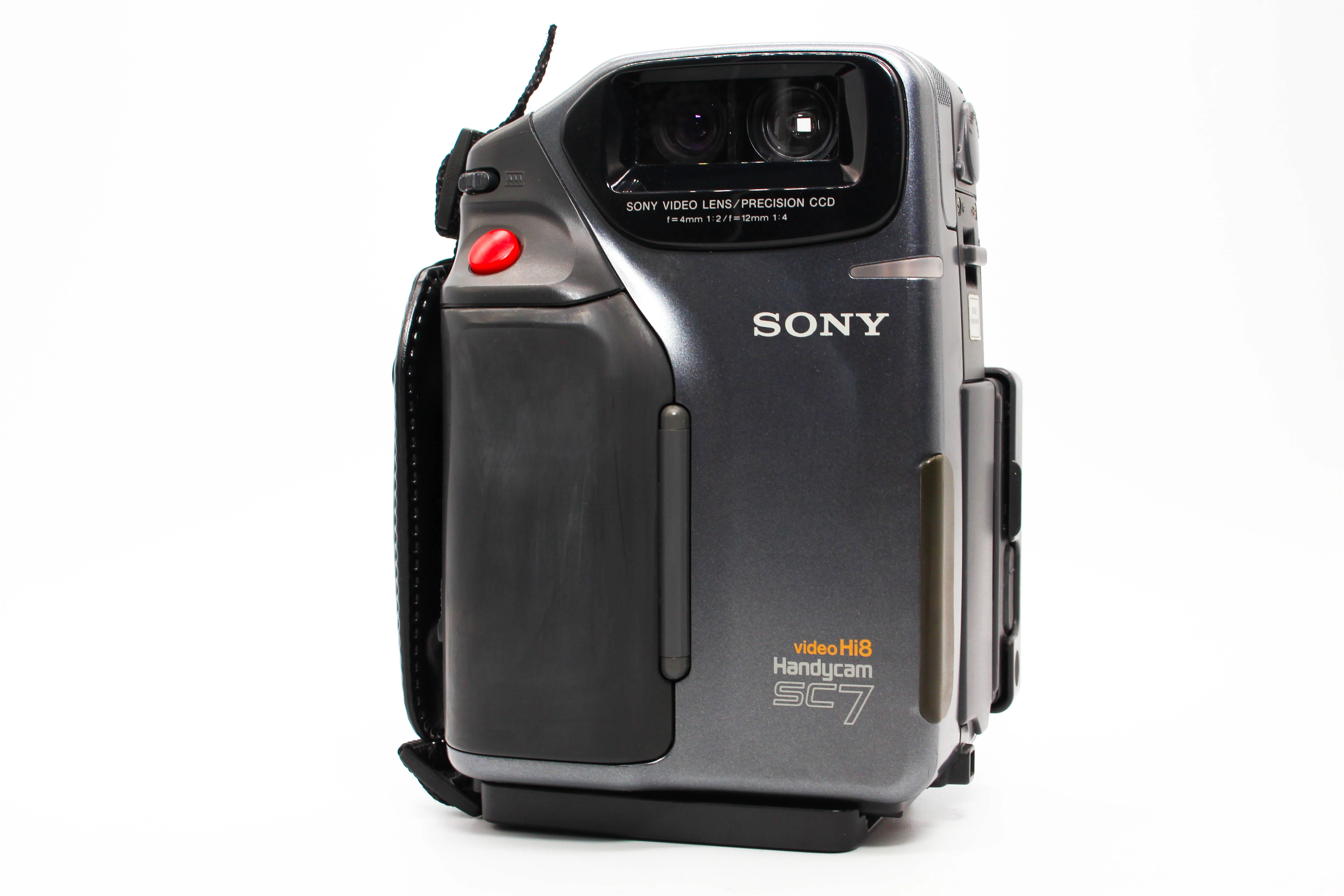 Sony CCD-SC7E Video8 8mm Analog Video Camera Camcorder Rare - Tested Bundle Excellent