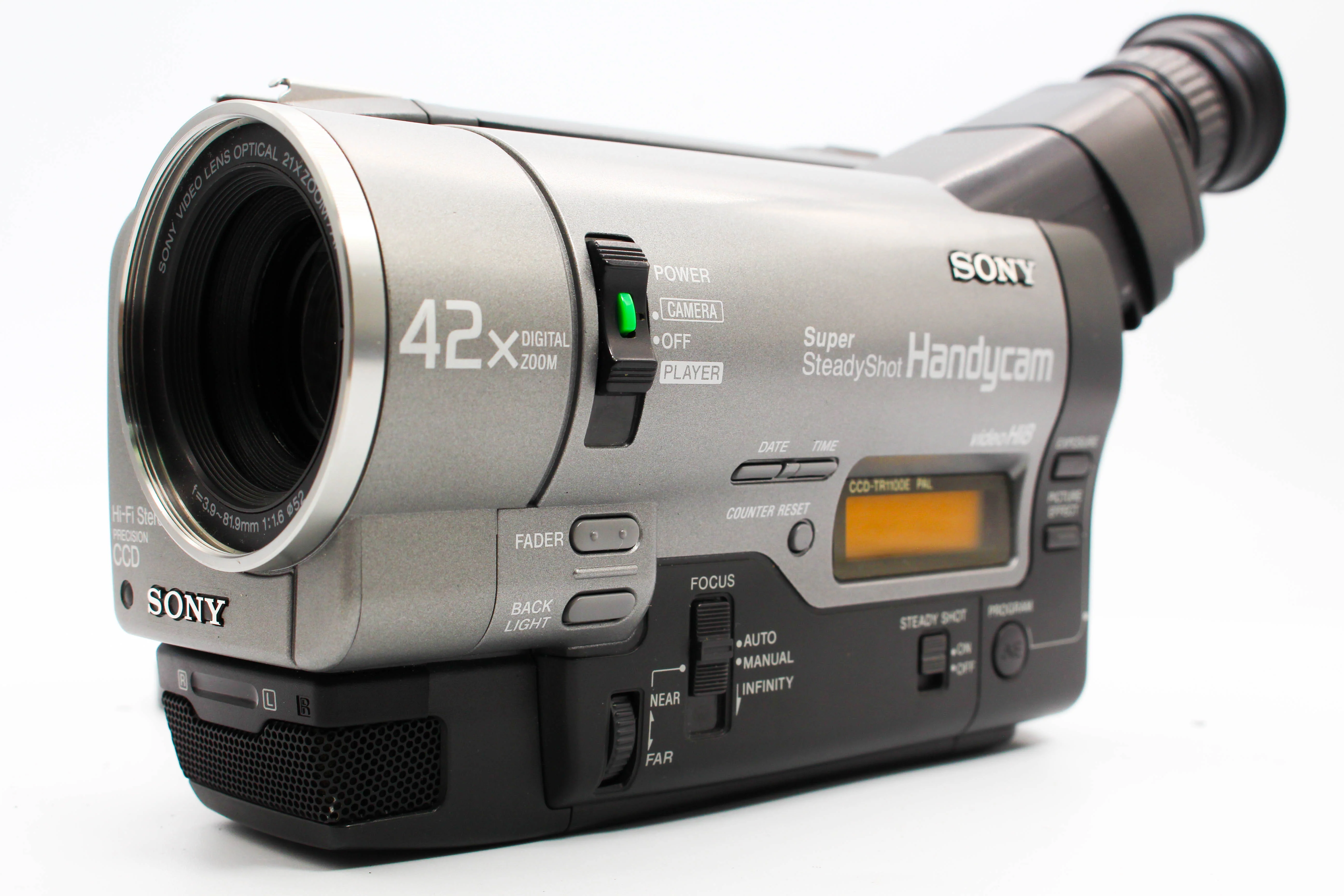 Sony CCD-TR1100E Hi8 Video8 8mm Handycam Camera Analog Video Camcorder - Tested Bundle Excellent