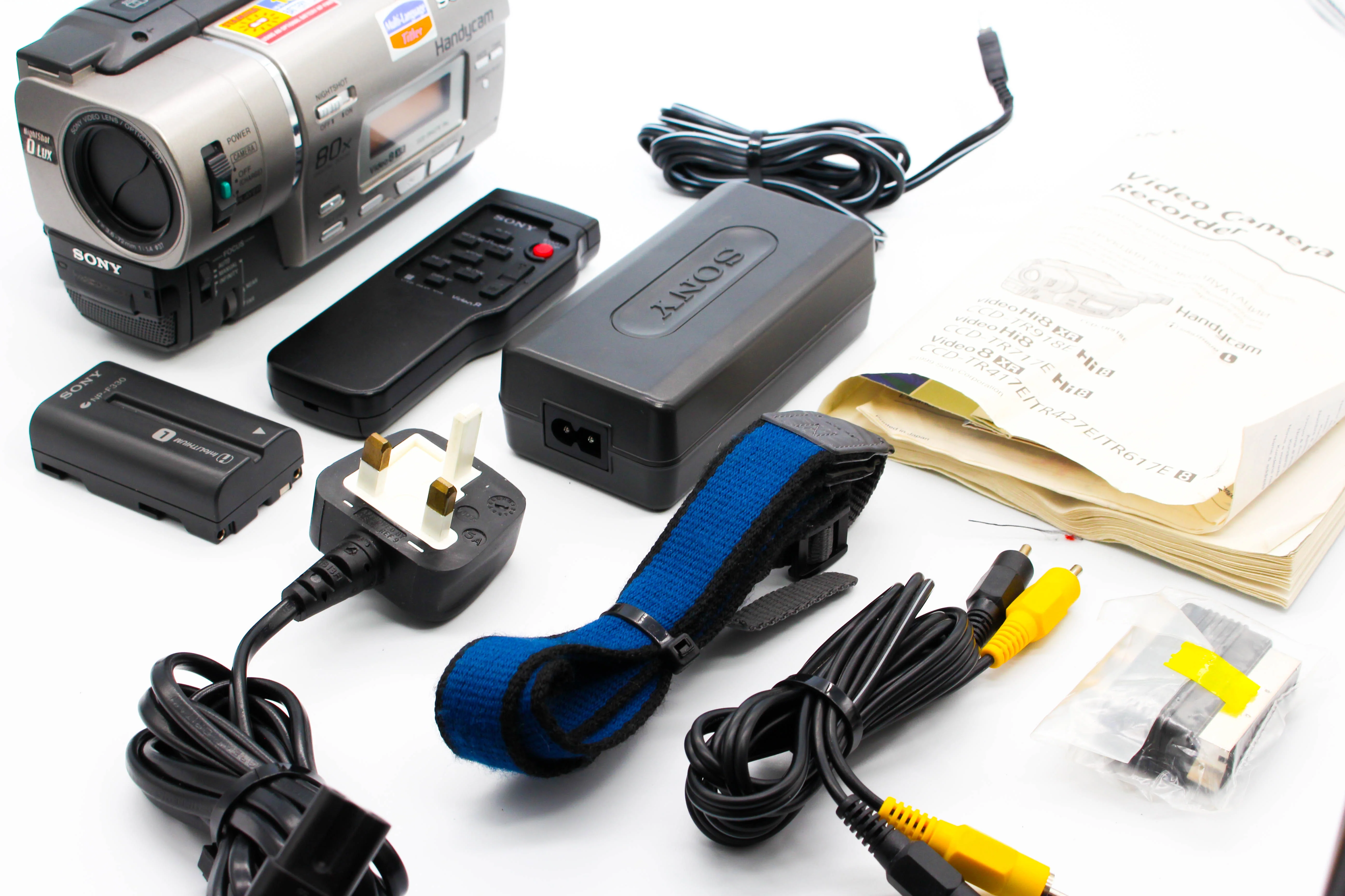 Sony CCD-TR427E Video8 XR 8mm Handycam Video Camcorder Camera - Tested Bundle Excellent - Image 2