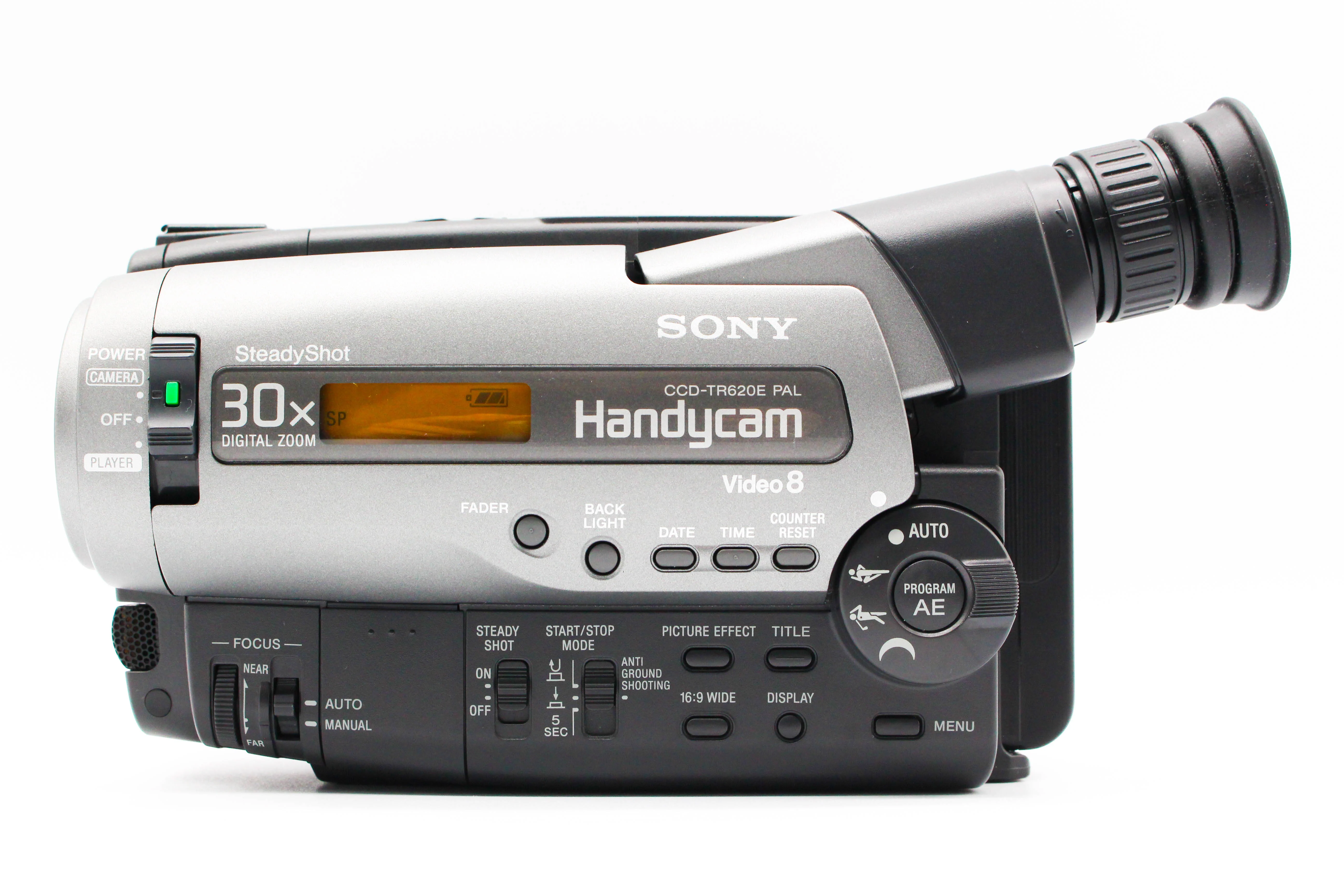 Sony CCD-TR620E Video8 Hi8 Analog Video Handycam Camera Camcorder - Tested Bundle Good - Image 3