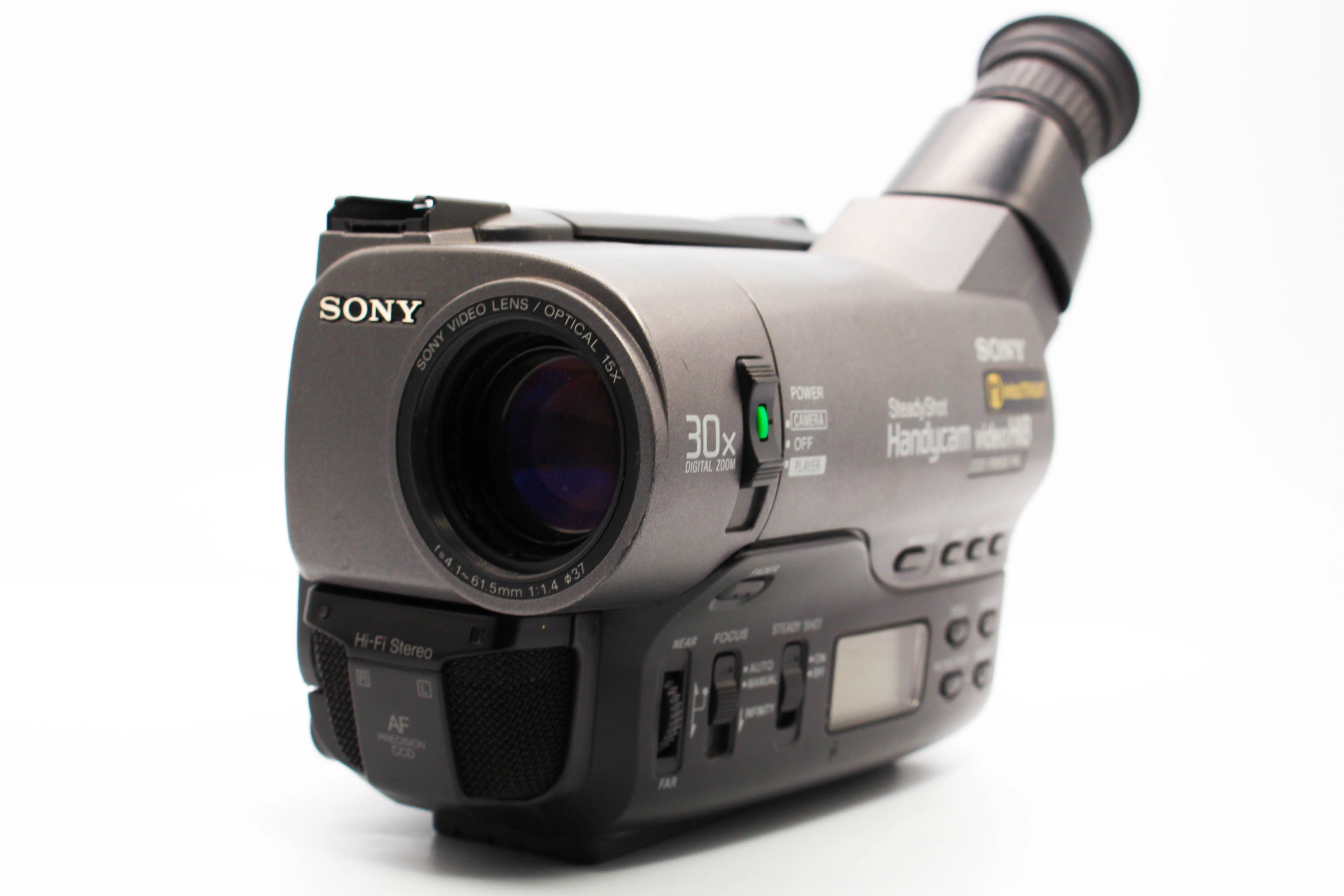 Sony CCD-TR810E Hi8 Video8 8mm Handycam Camcorder Camera - Tested Bundle Good