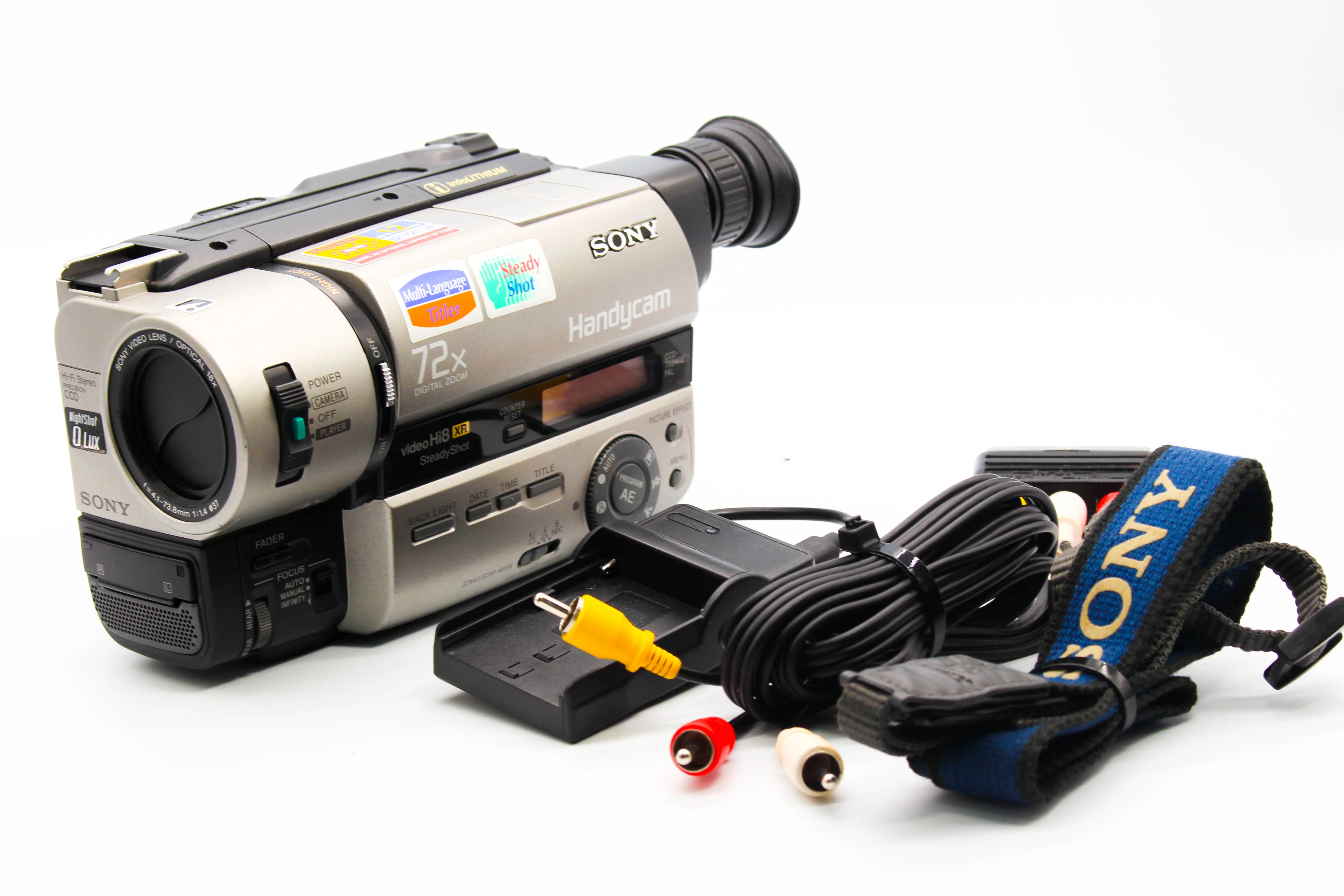 Sony CCD-TR840E Hi8 Video8 8mm Handycam Camera Analog Video Camcorder - Tested Bundle Excellent - Image 2