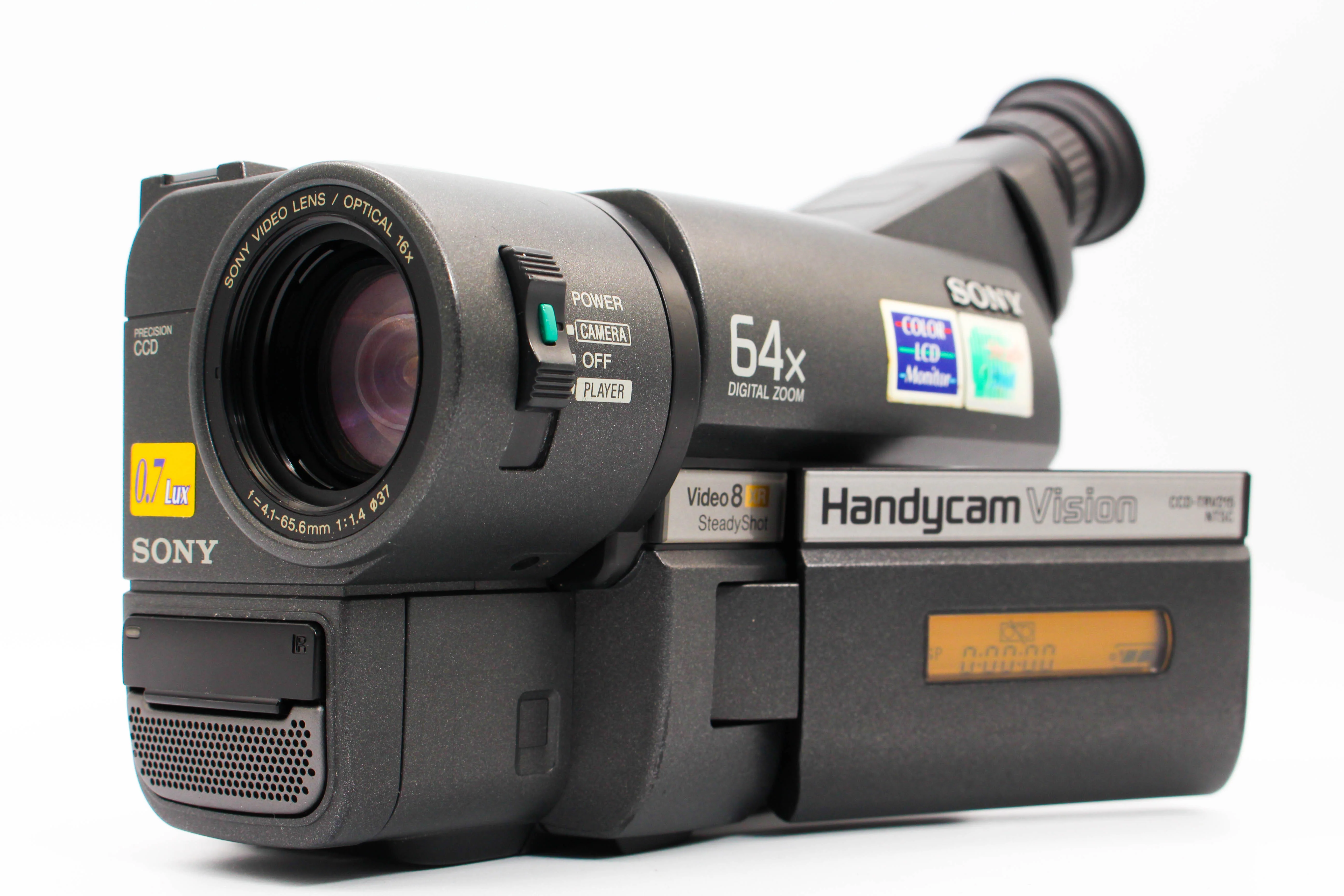 Sony CCD-TRV215 NTSC Video8 8mm Analog Video Handycam Camcorder Camera - Tested Bundle Excellent