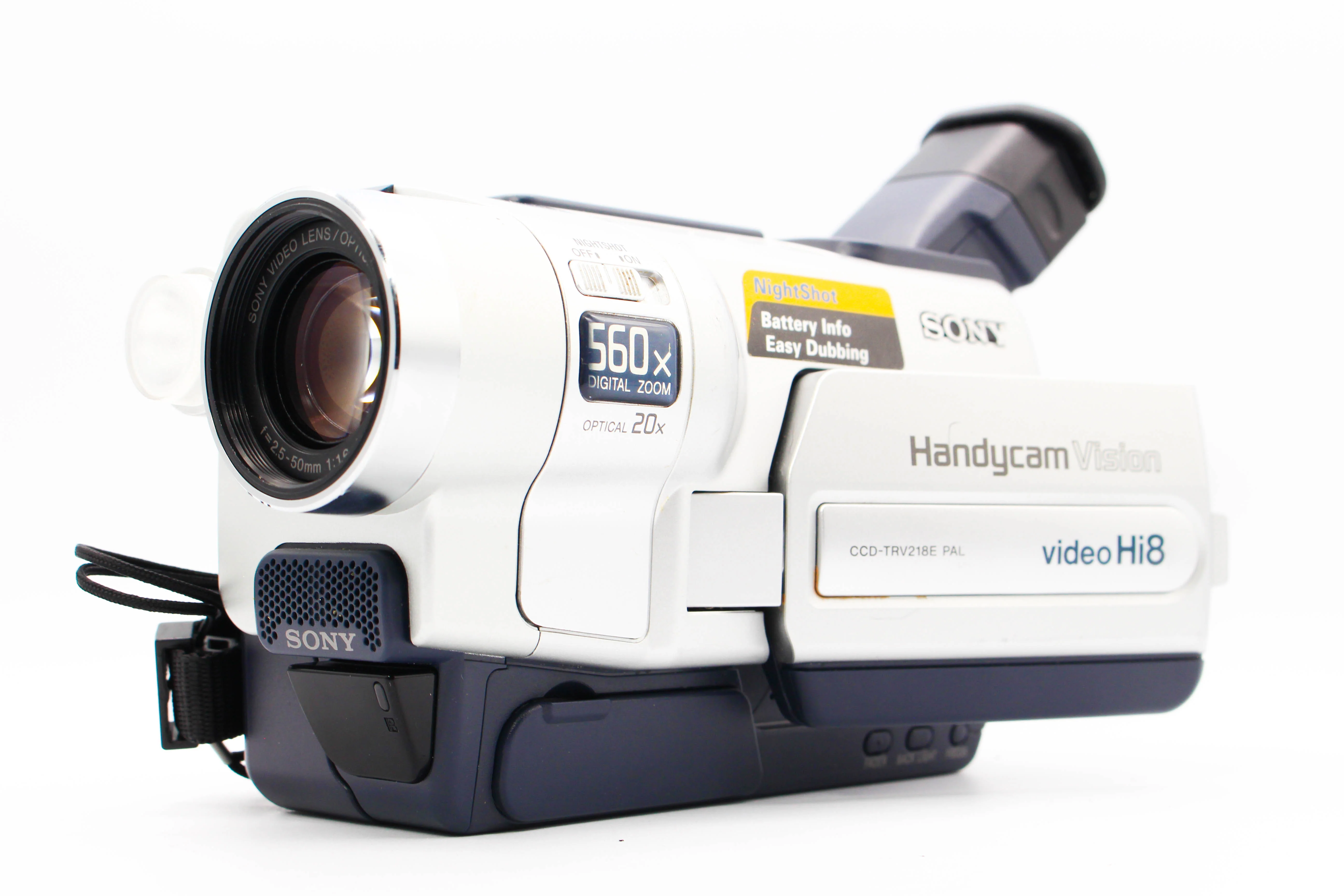 Sony CCD-TRV218E Hi8 Analog Camcorder Handycam Video Camera - Tested Bundle Good