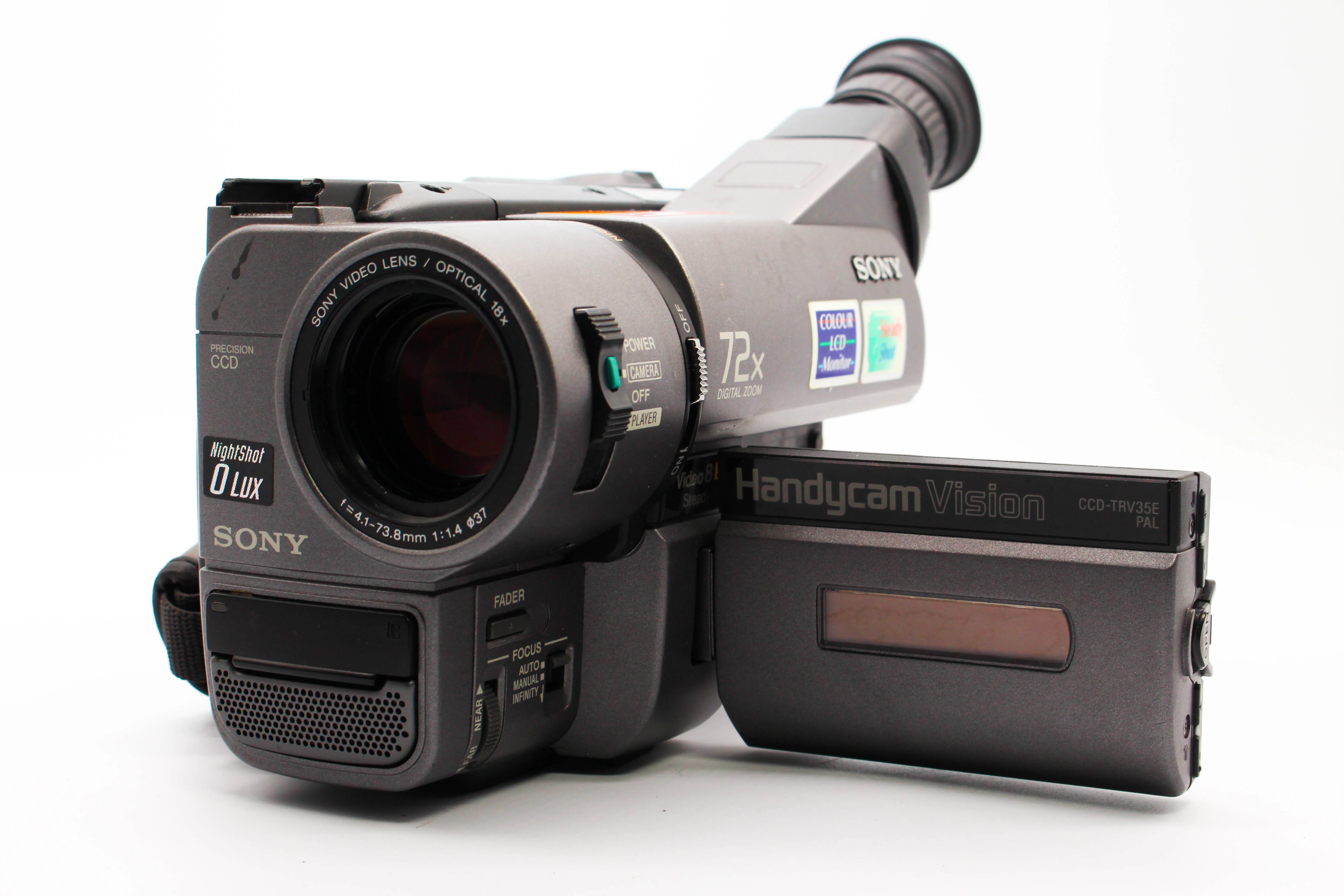 Sony CCD-TRV35E Video8 8mm XR Handycam Camera Analog Video Camcorder - Tested Bundle Excellent