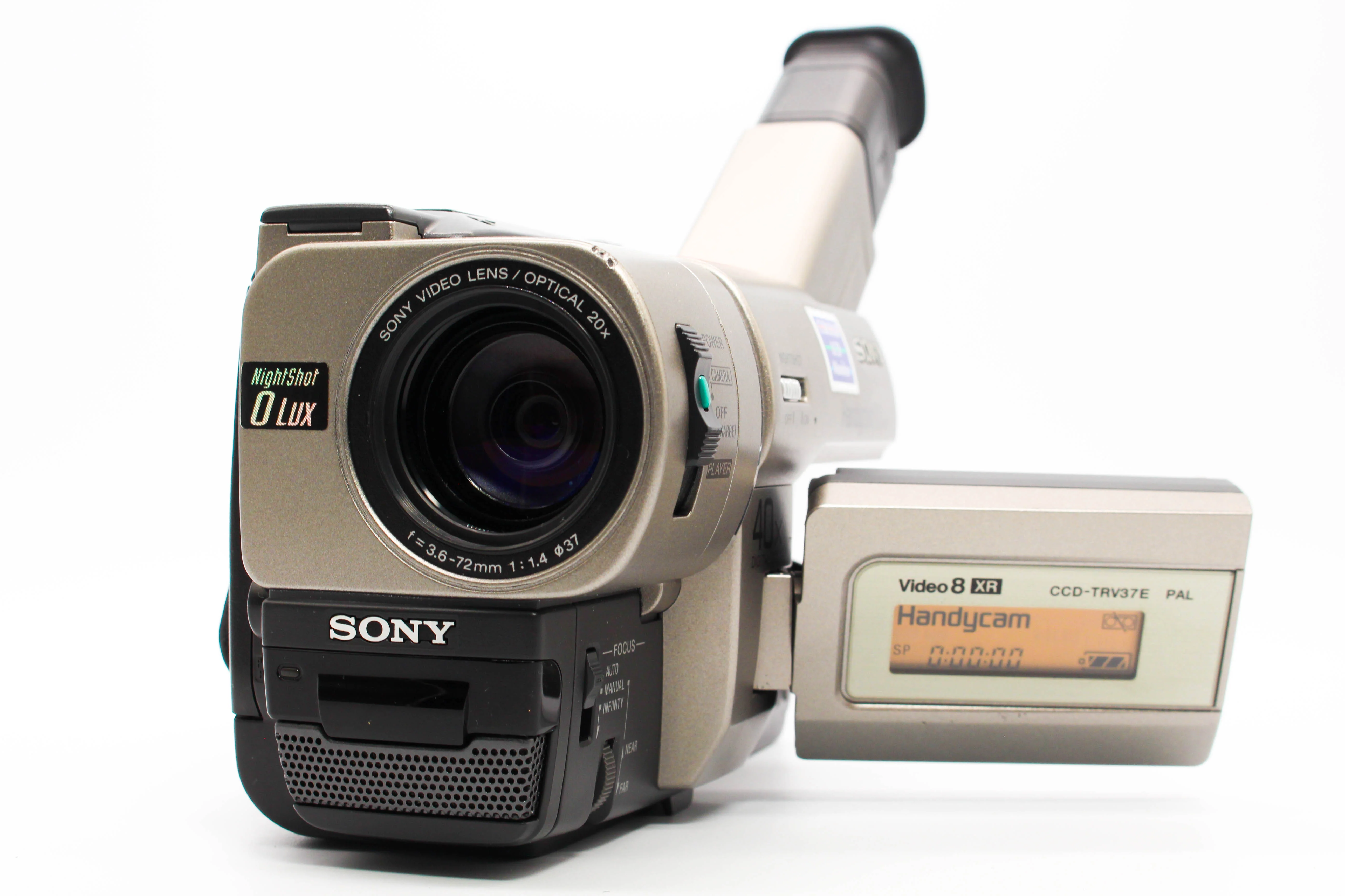 Sony CCD-TRV37E Hi8 Video8 8mm Handycam Camcorder Camera - Tested Bundle Excellent