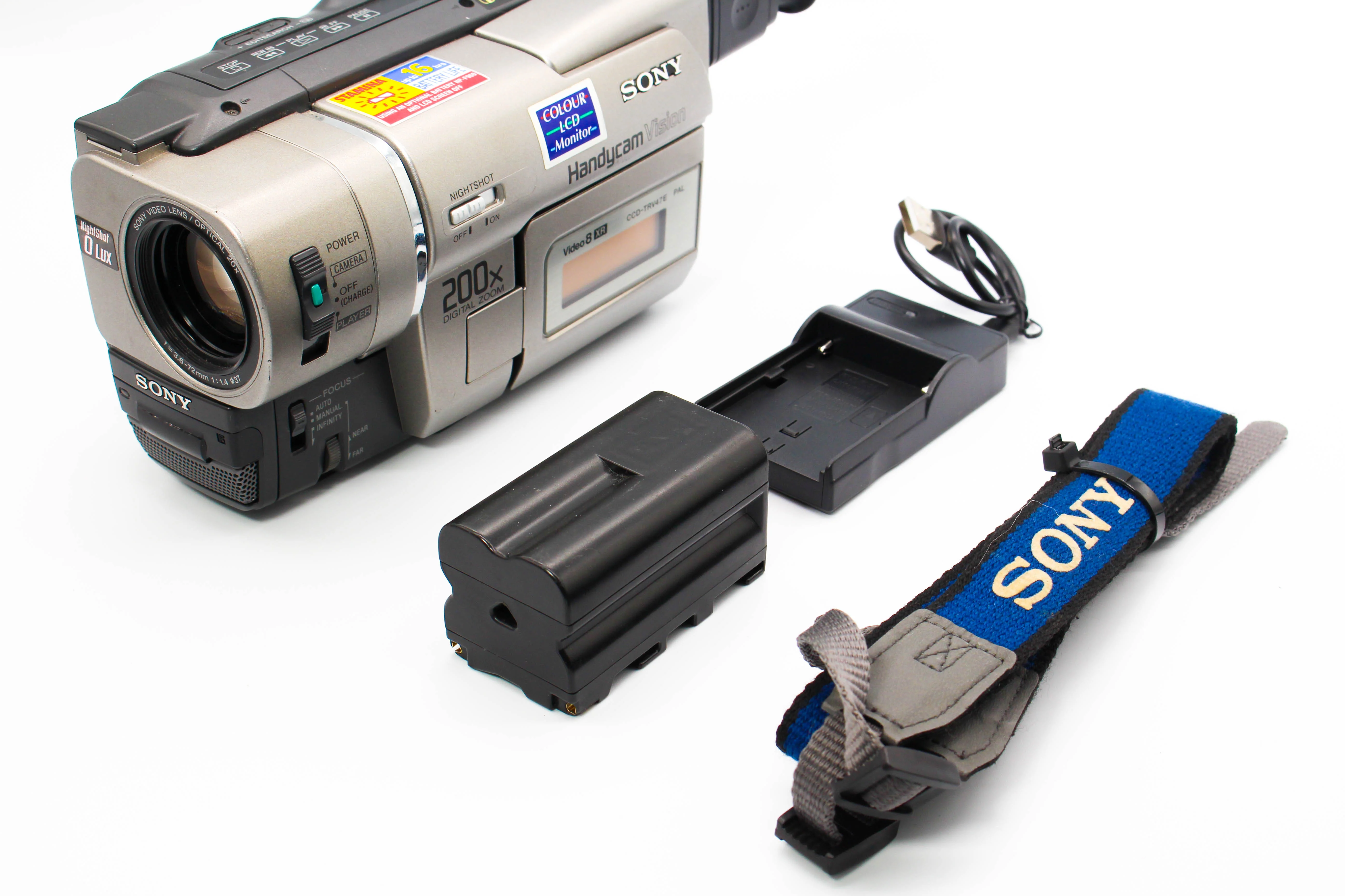 Sony CCD-TRV47E Hi8 Video8 Digital Video Handycam Camera Camcorder - Tested Bundle Excellent - Image 2