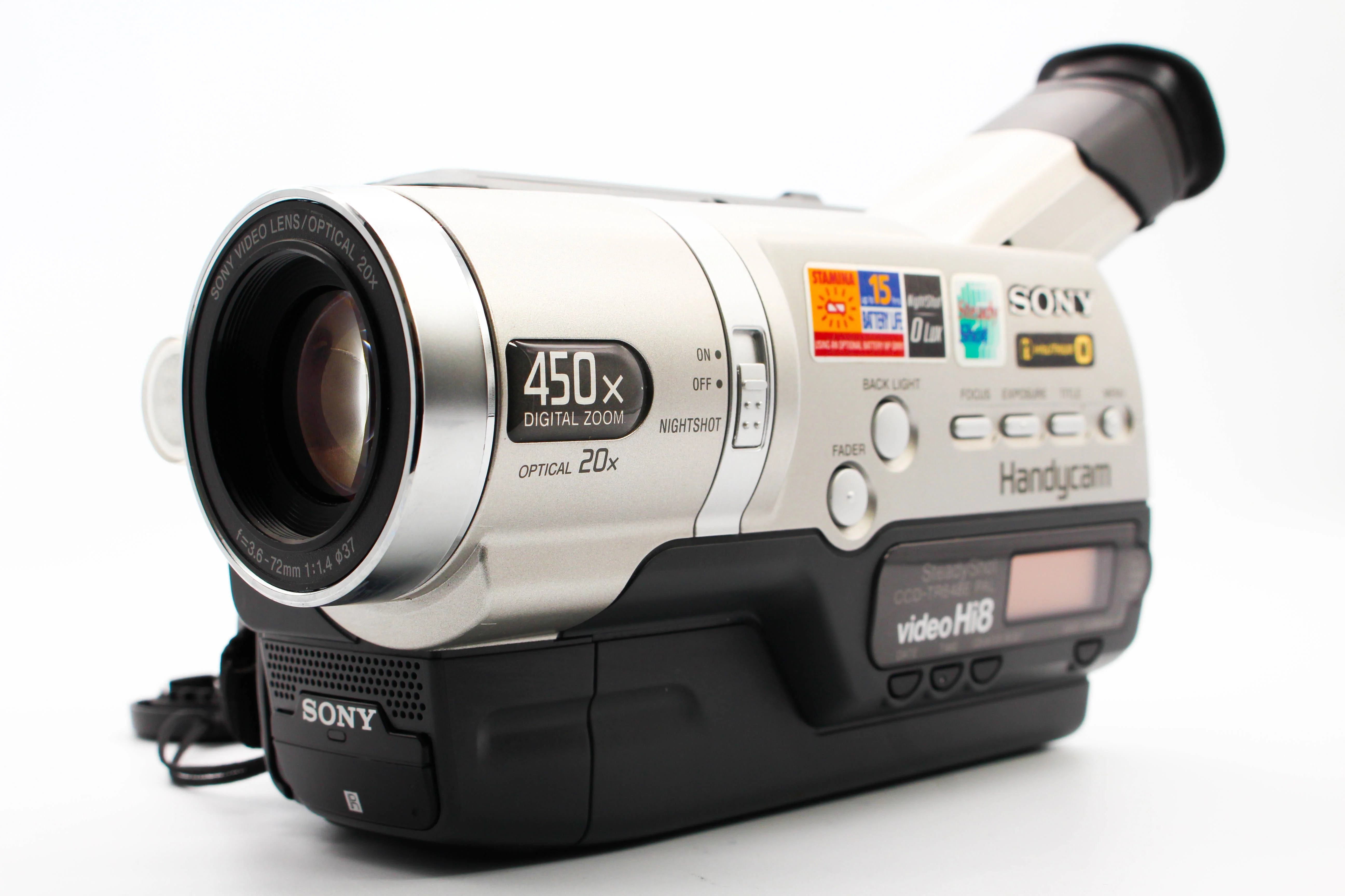 Sony CCD-TRV648E Hi8 Video8 8mm Analog Video Handycam Camera Camcorder - Tested Bundle Excellent