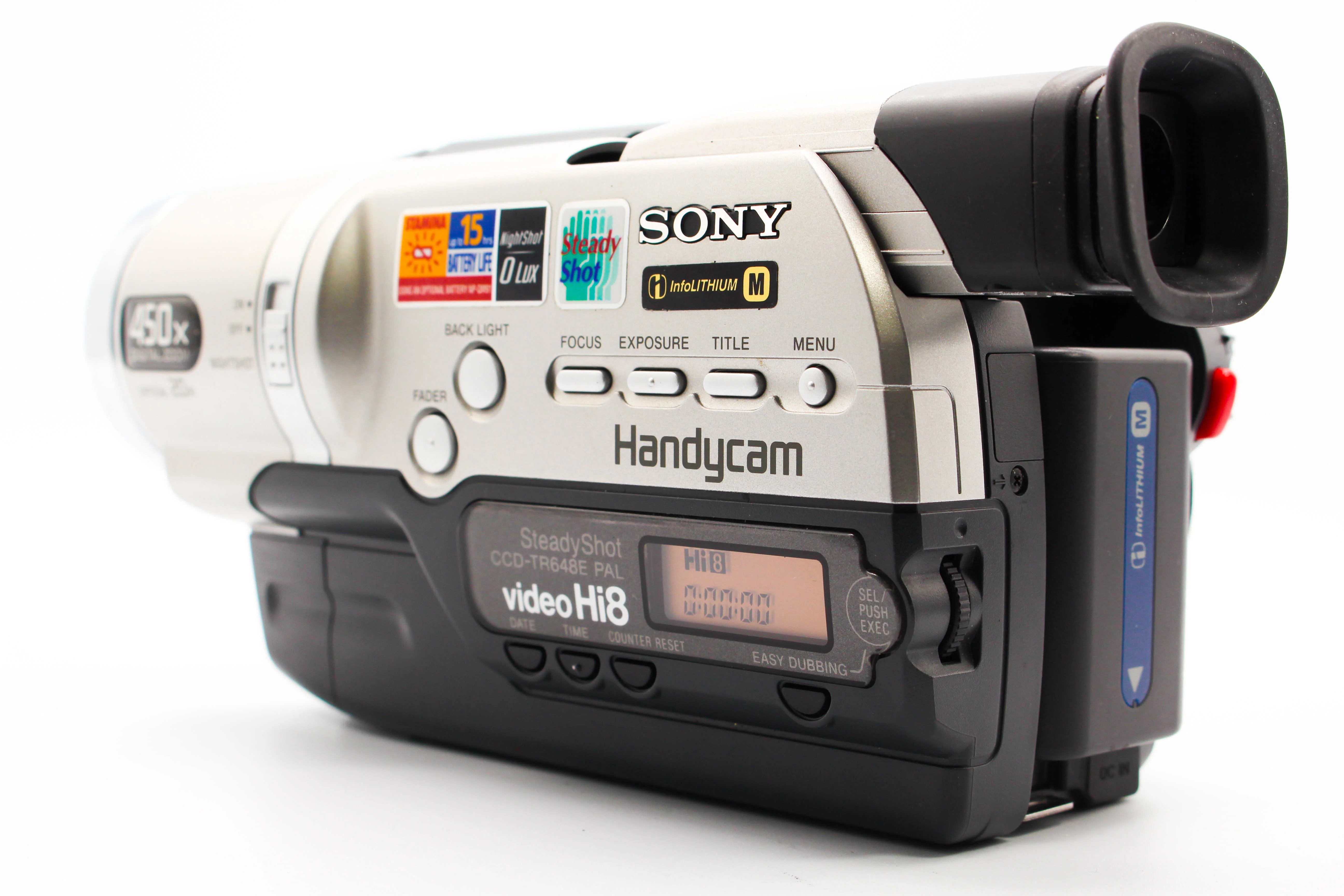 Sony CCD-TRV648E Hi8 Video8 8mm Analog Video Handycam Camera Camcorder - Tested Bundle Excellent - Image 3
