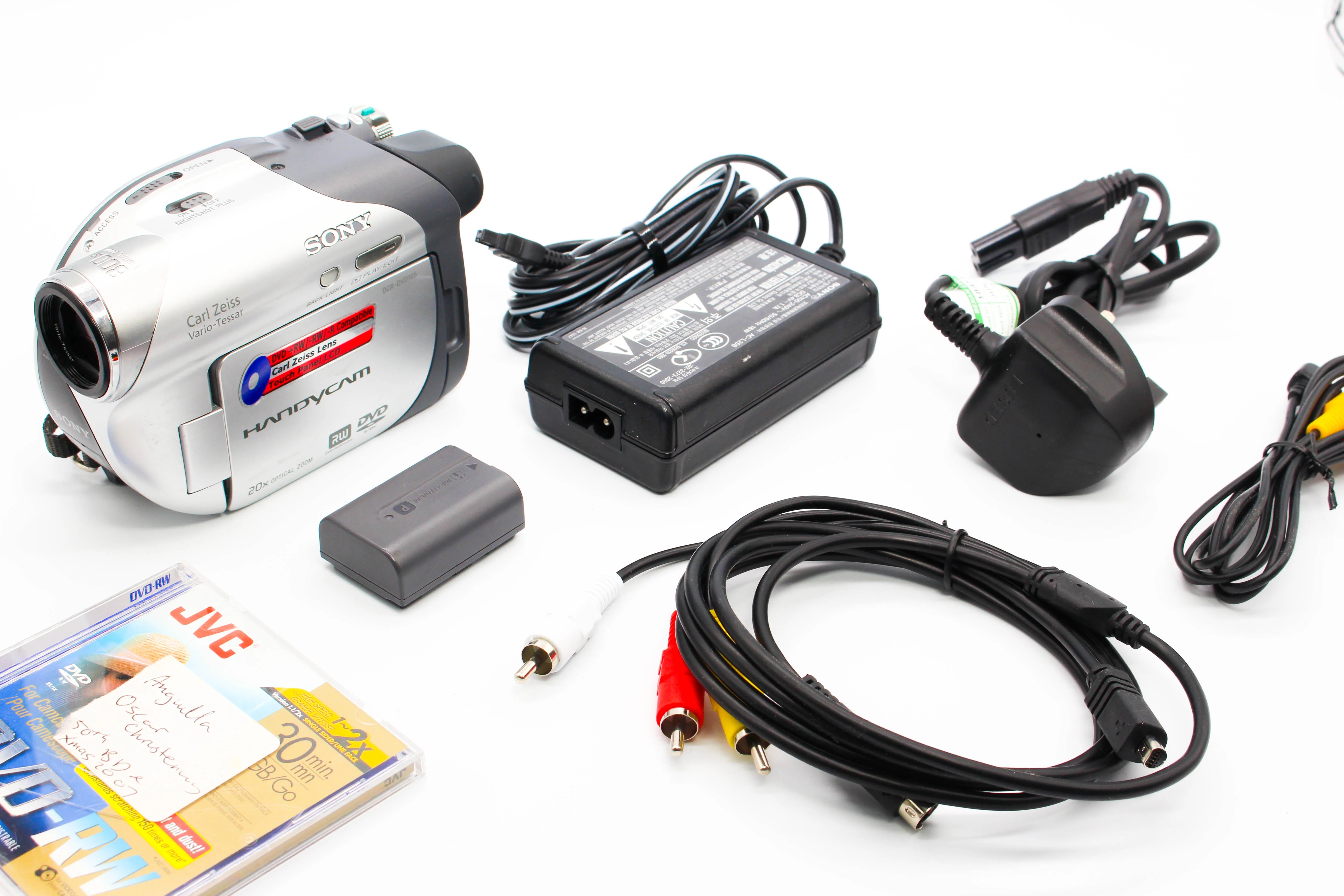Sony DCR-DVD105E DVD Retro Video Handycam Camcorder Camera - Tested Bundle Excellent - Image 2
