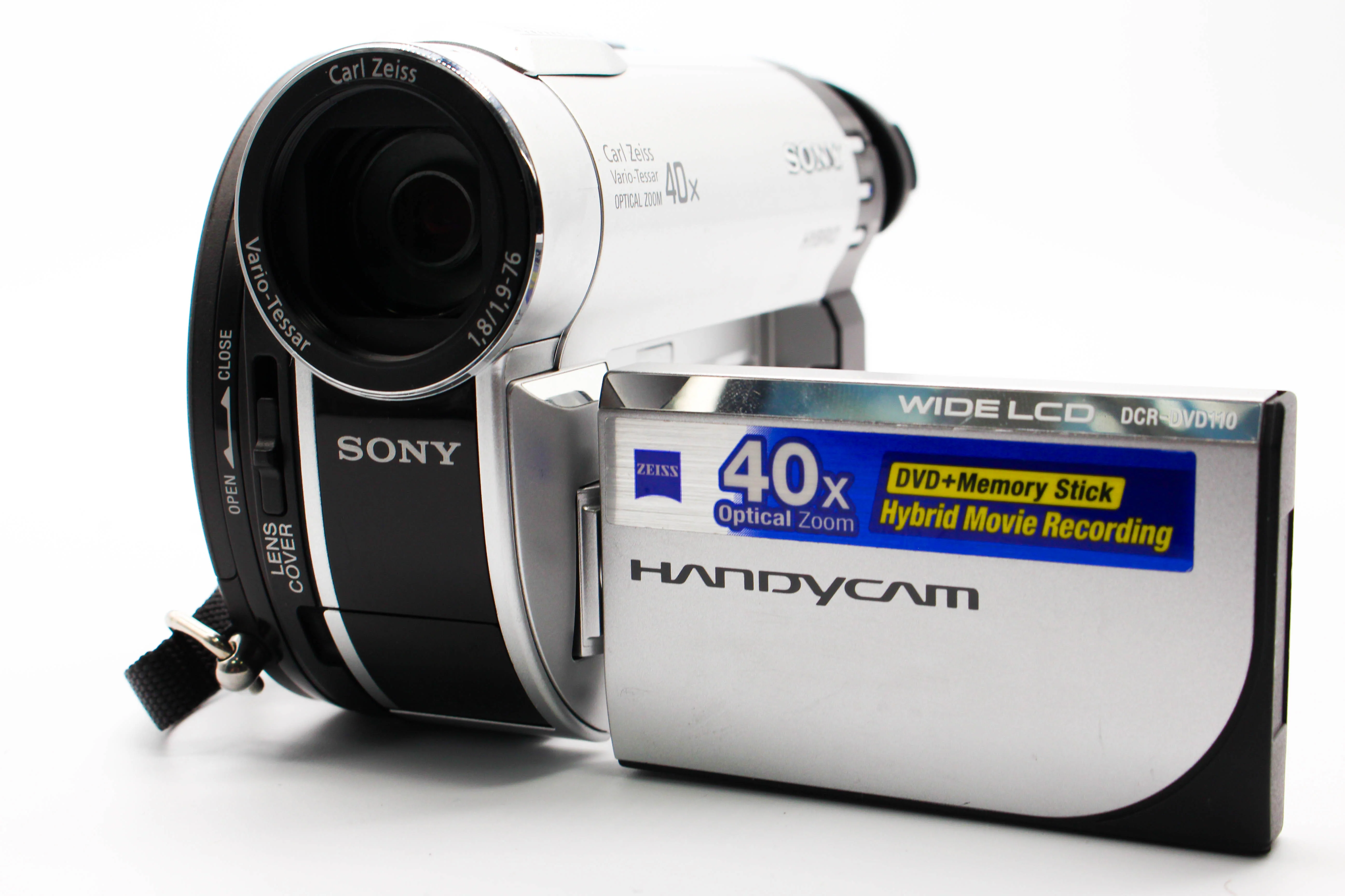 Sony DCR-DVD110E DVD Video Handycam Camcorder Camera - Tested Bundle Excellent