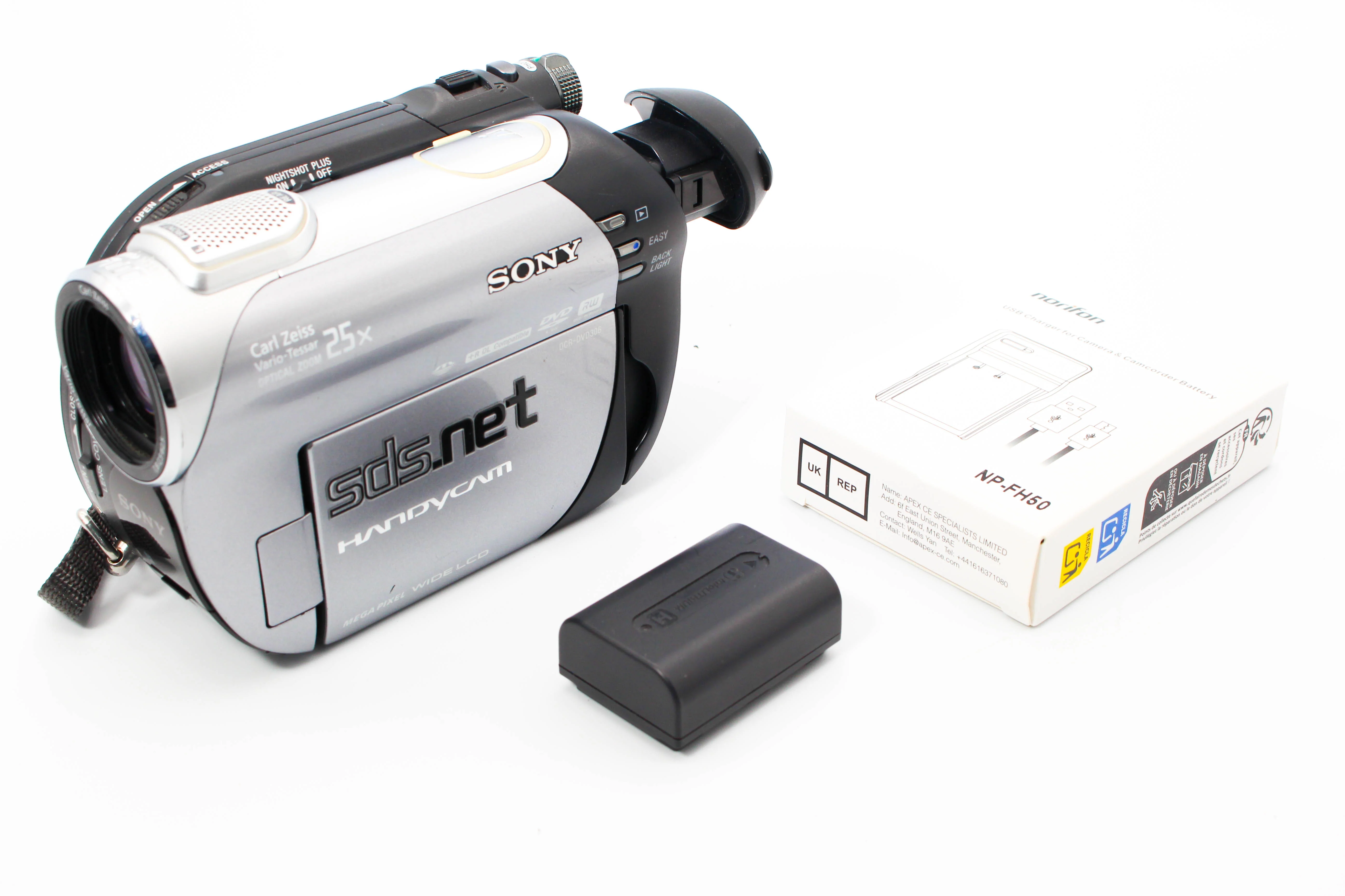 Sony DCR-DVD300E DVD Retro Video Camera Camcorder - Tested Bundle Excellent - Image 2