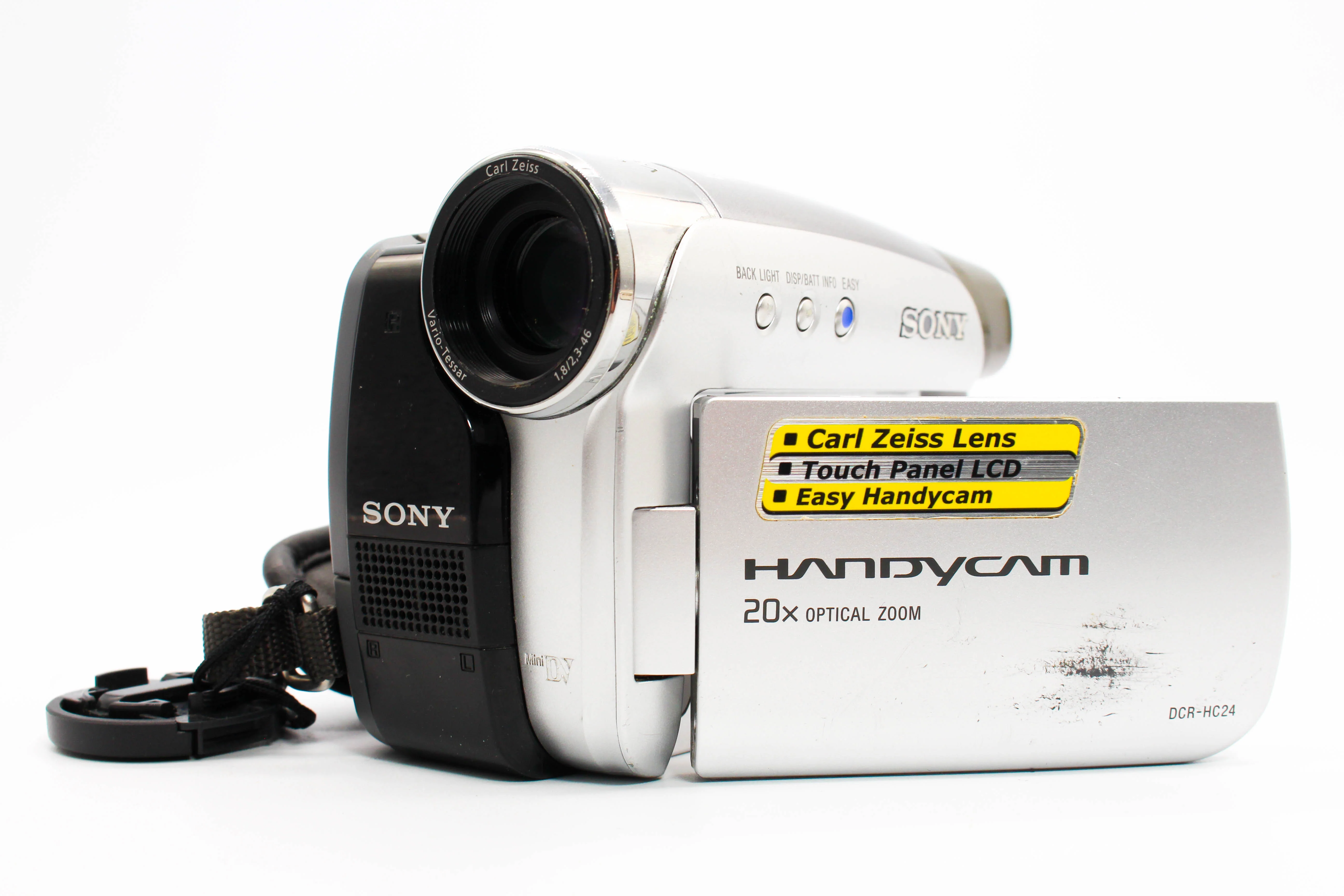 Sony DCR-HC24E MiniDV Digital Video Handycam Camcorder Camera - Tested Bundle