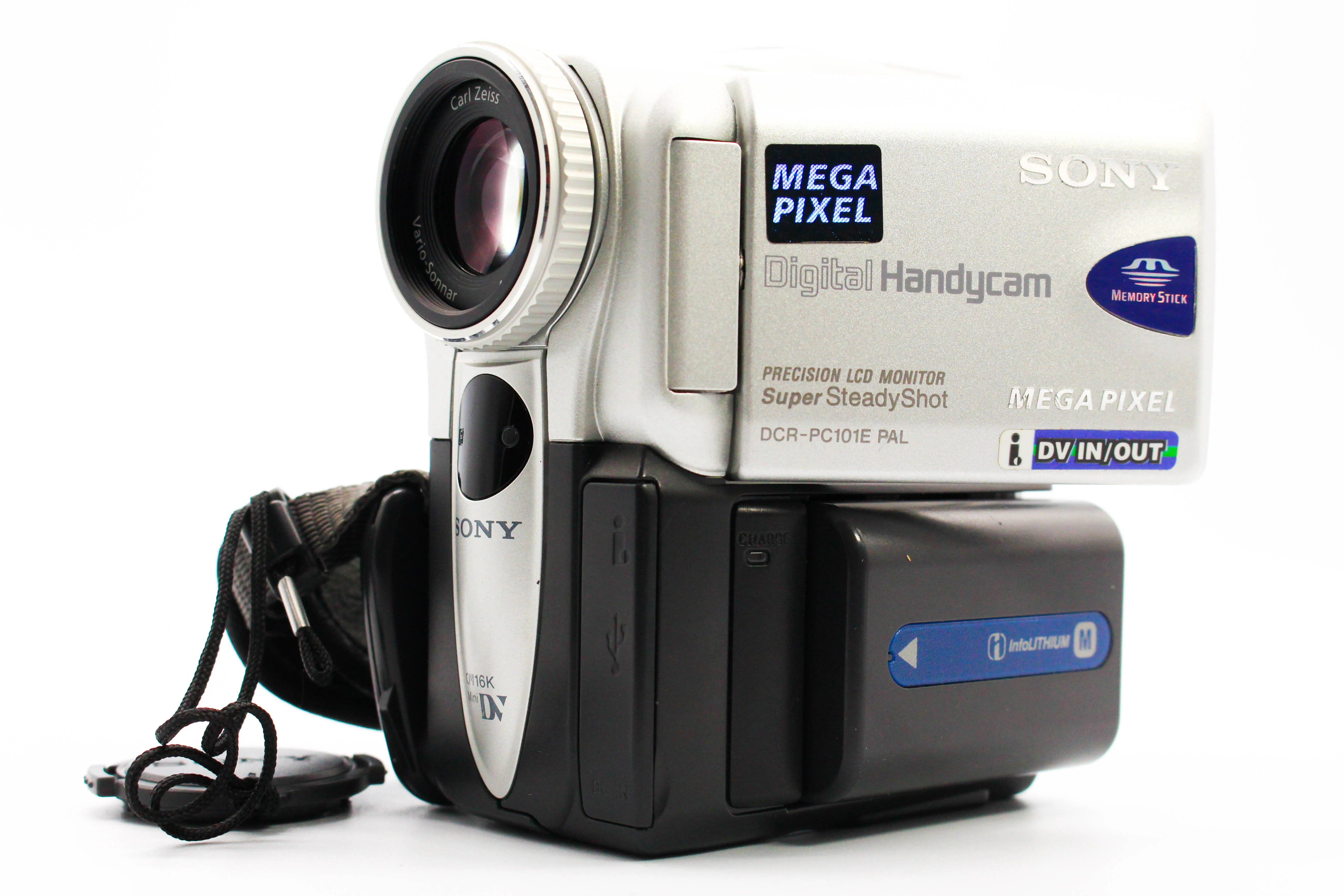 Sony DCR-PC101E MiniDV Digital Video Handycam Camcorder Camera (Read) - Tested Bundle