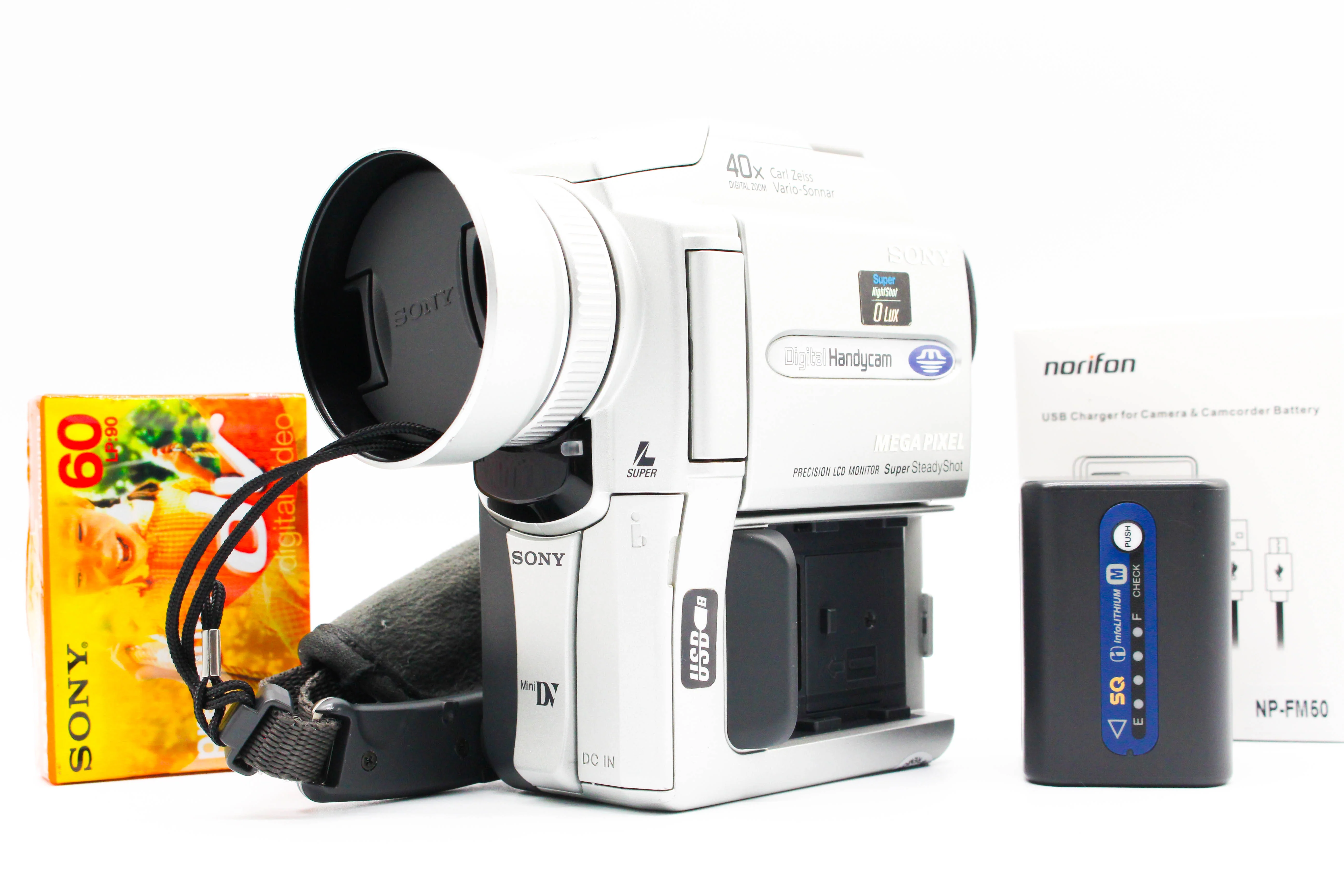 Sony DCR-PC110E MiniDV Handycam Digital Video Camera Camcorder - Image 2
