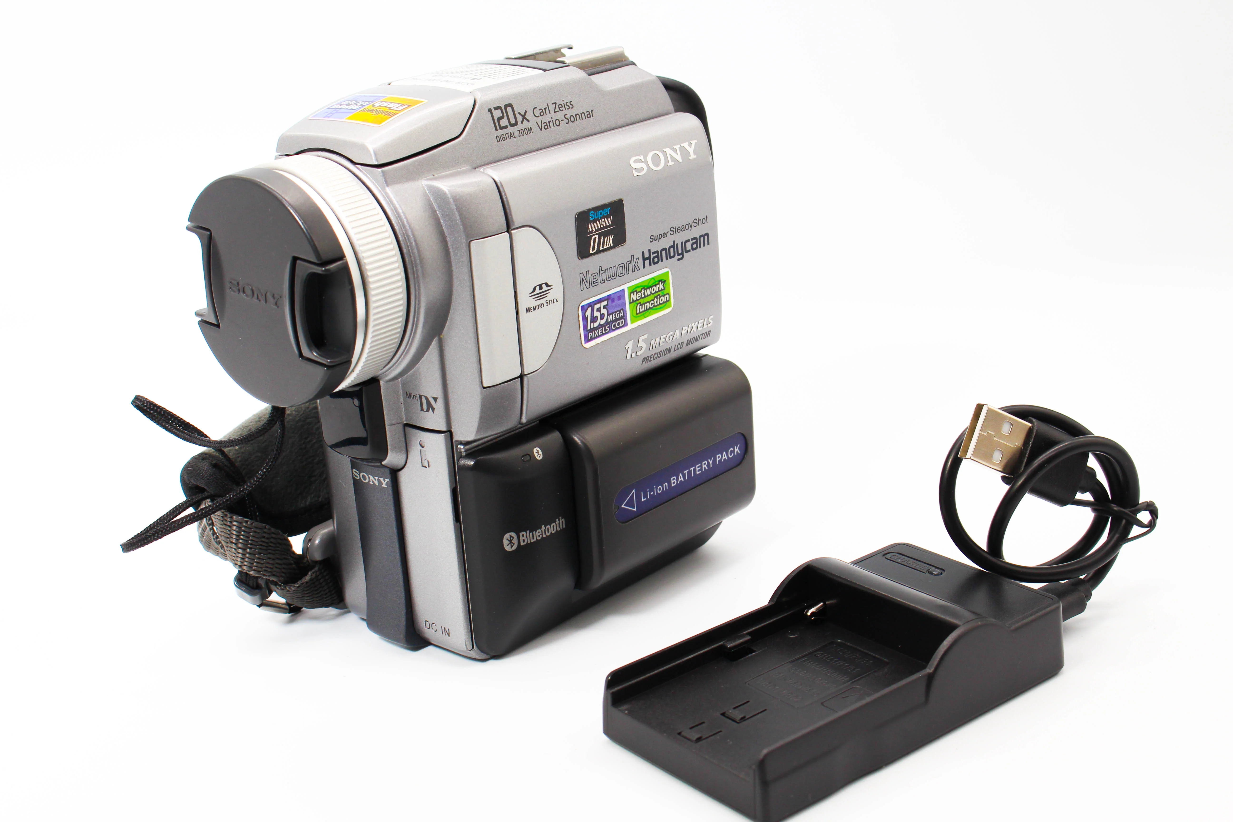 Sony DCR-PC120E MiniDV Tape Digital Video Camcorder - Tested Bundle Excellent - Image 2