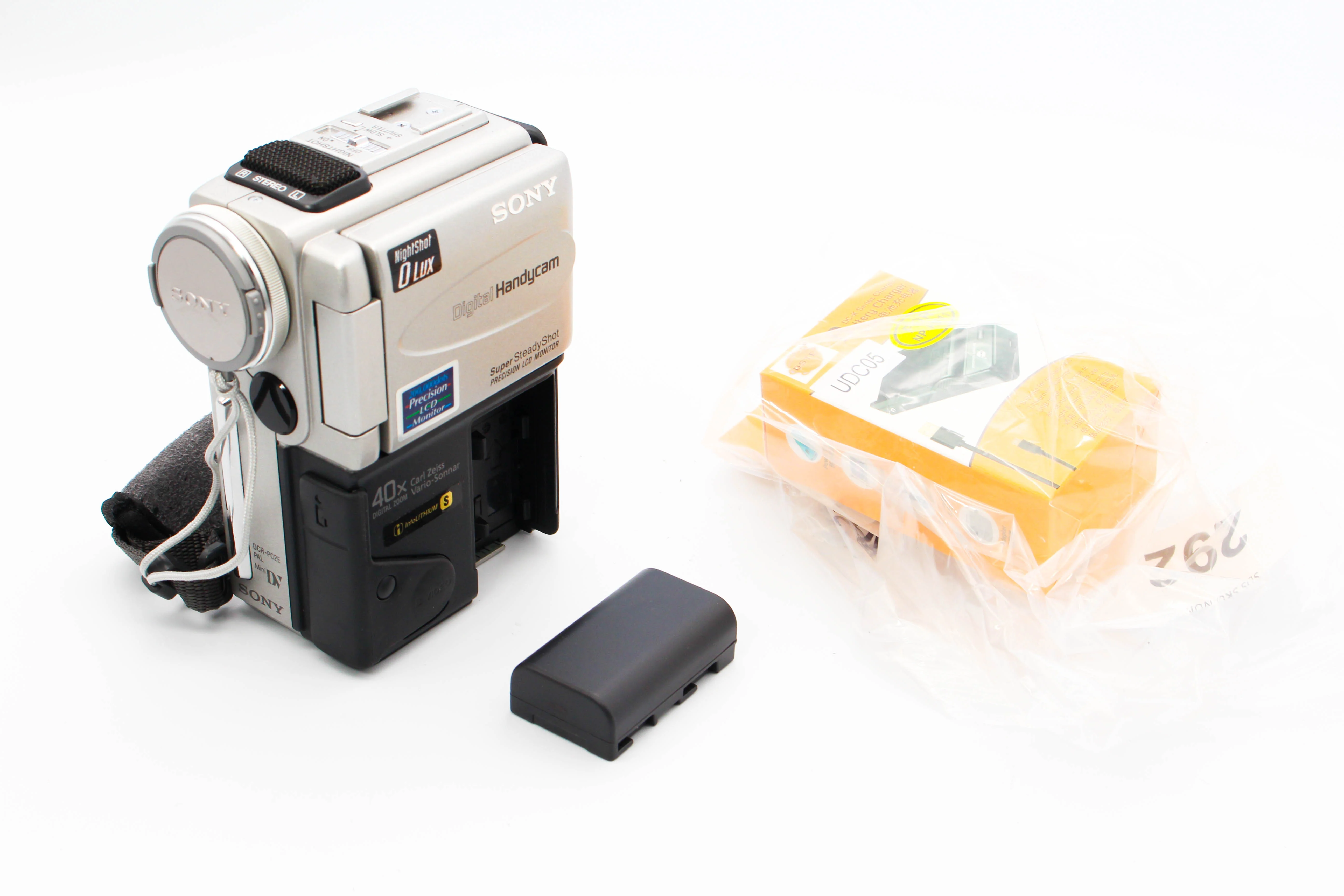Sony DCR-PC2E MiniDV Handycam Digital Video Camera Camcorder (Read) - Tested Bundle - Image 2