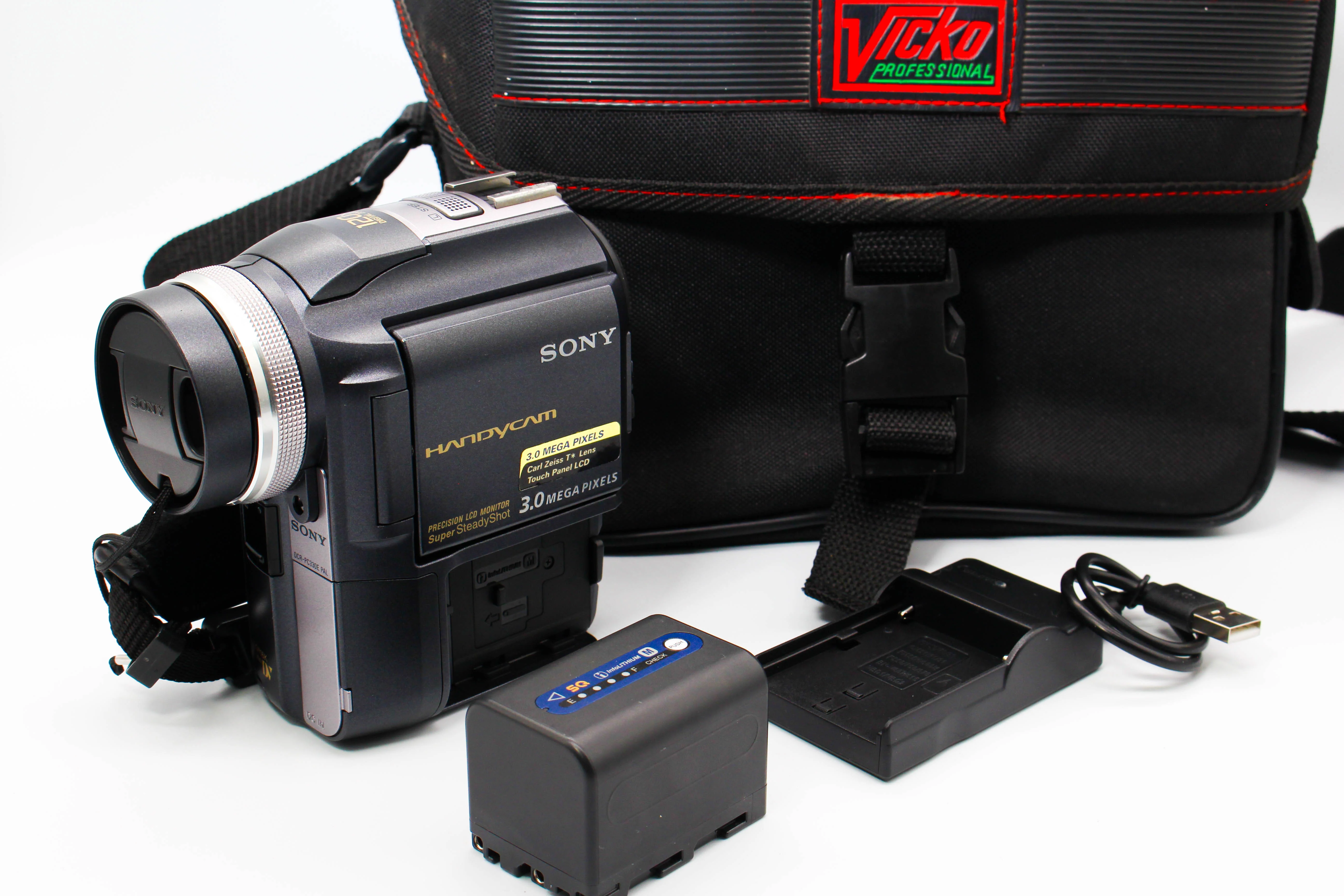 Sony DCR-PC330E MiniDV Video Handycam Camcorder Camera - Tested Bundle Excellent - Image 2