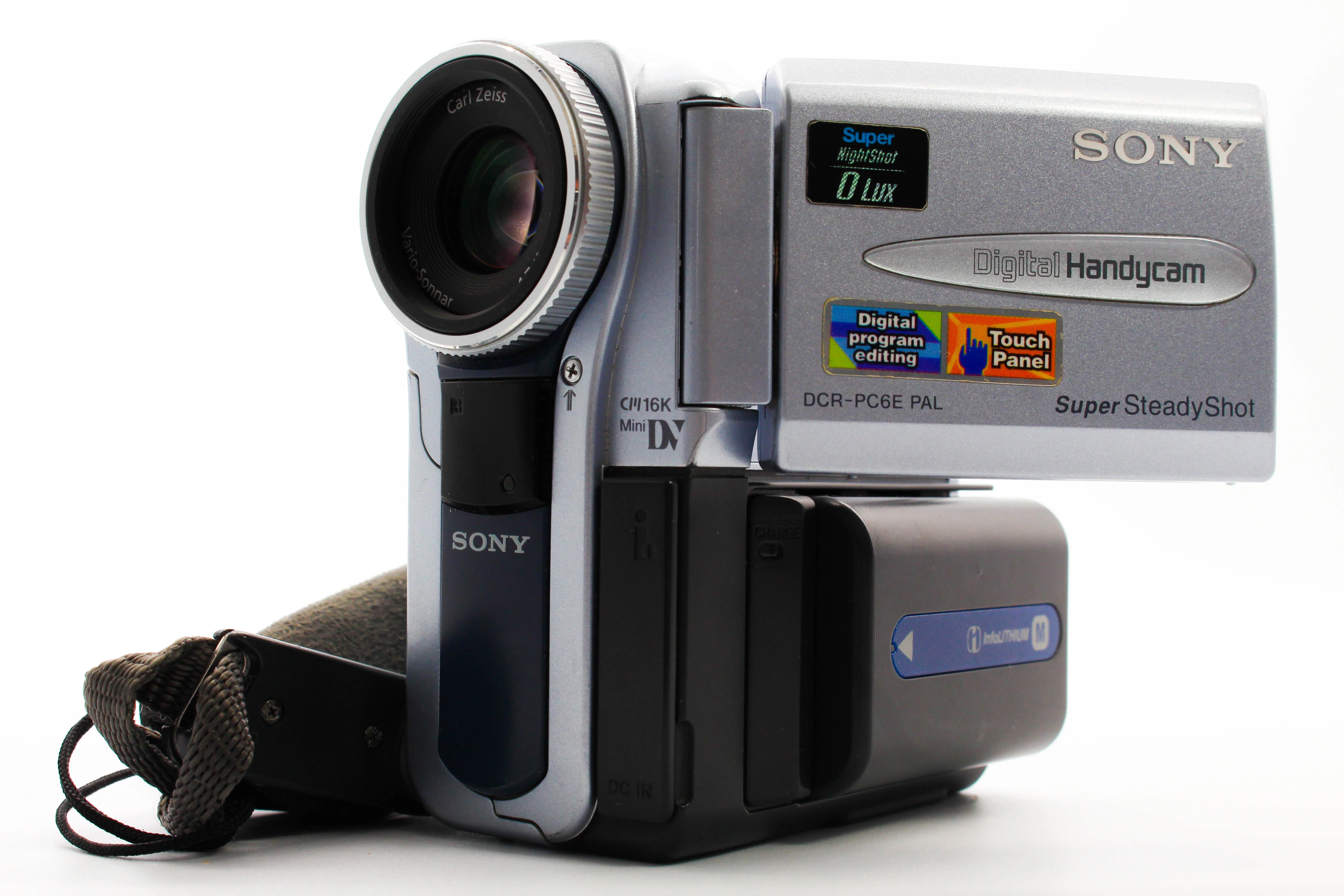 Sony DCR-PC6E MiniDV Digital Video Handycam Camcorder Camera - Tested Bundle Excellent