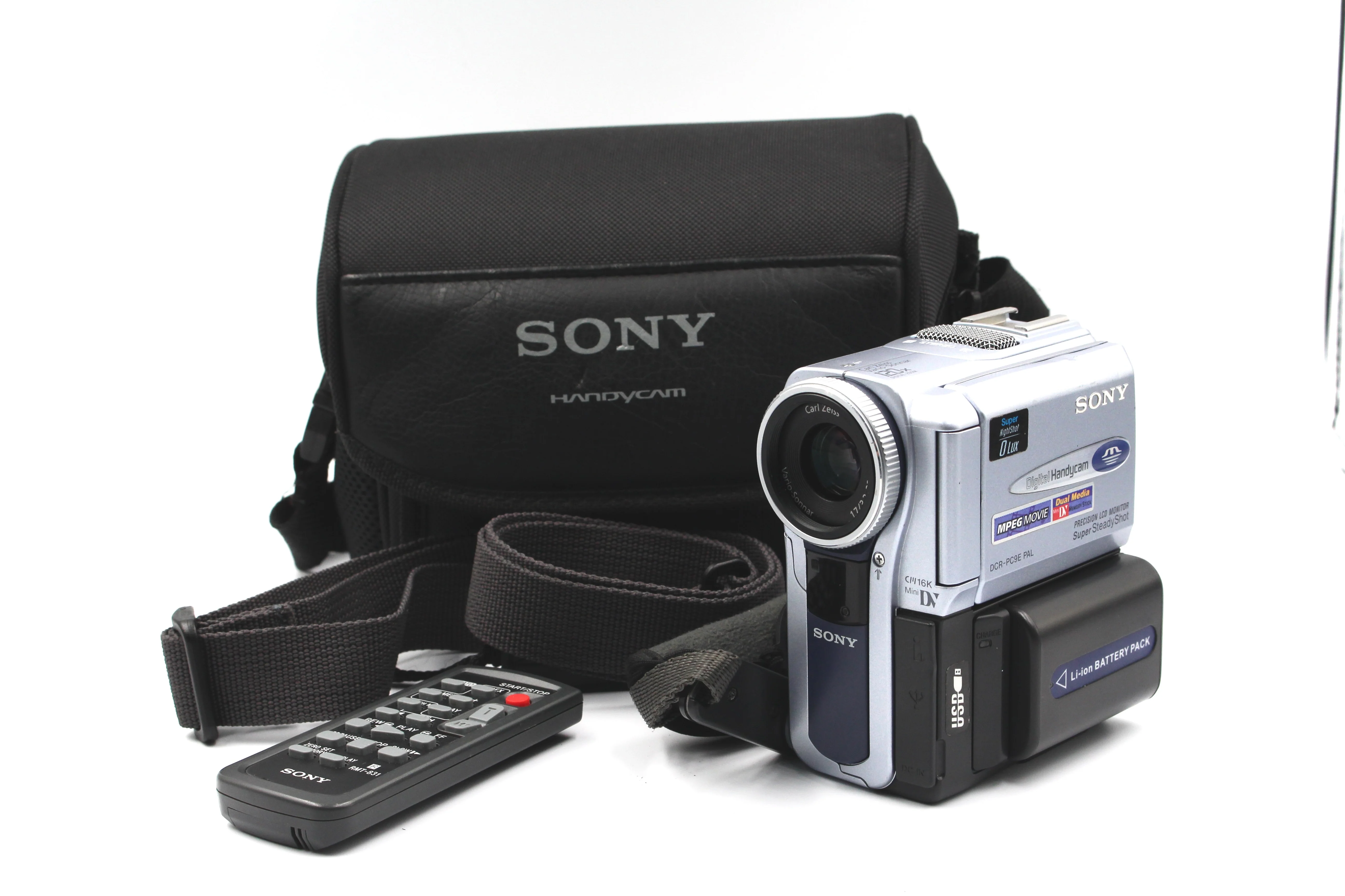 Sony DCR-PC9E MiniDV Tape Digital Video Camcorder Camera - Tested Bundle Excellent - Image 2