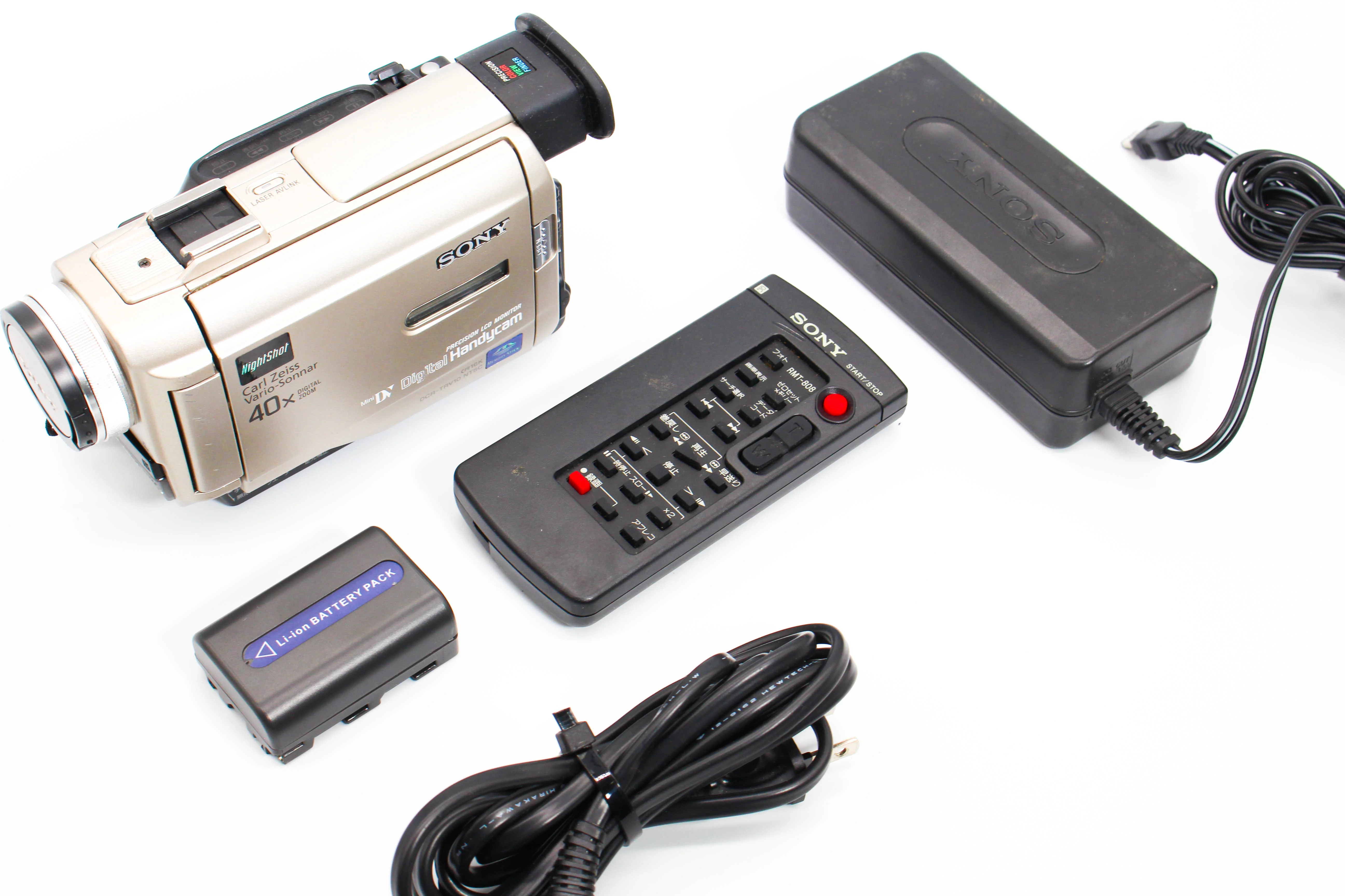 Sony DCR-TRV10 NTSC Japanese MiniDV Video Handycam Camcorder Camera - Tested Bundle Excellent - Image 2