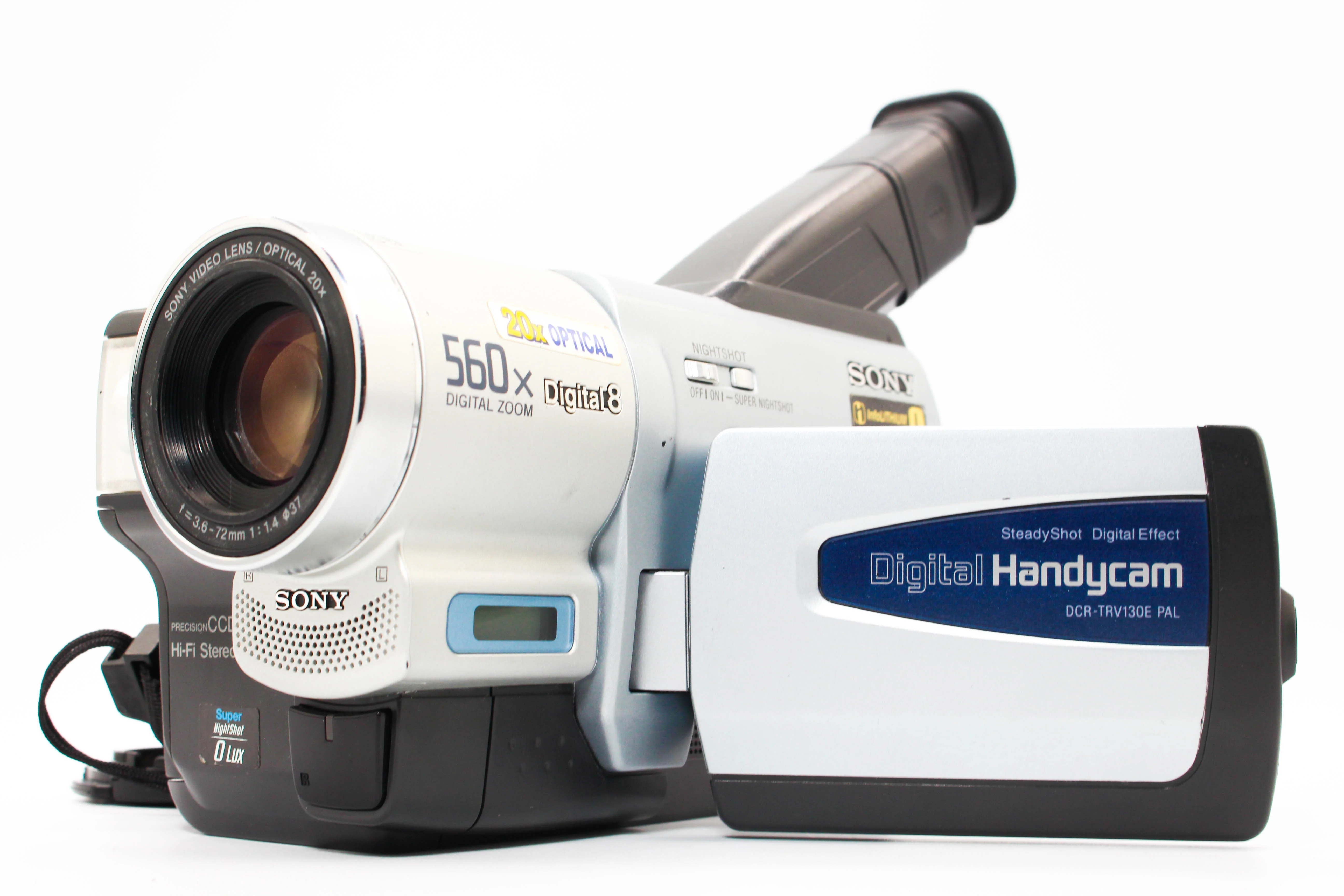 Sony DCR-TRV130E Digital8 Hi8 Video8 Handycam Digital Video Camcorder - Tested Bundle