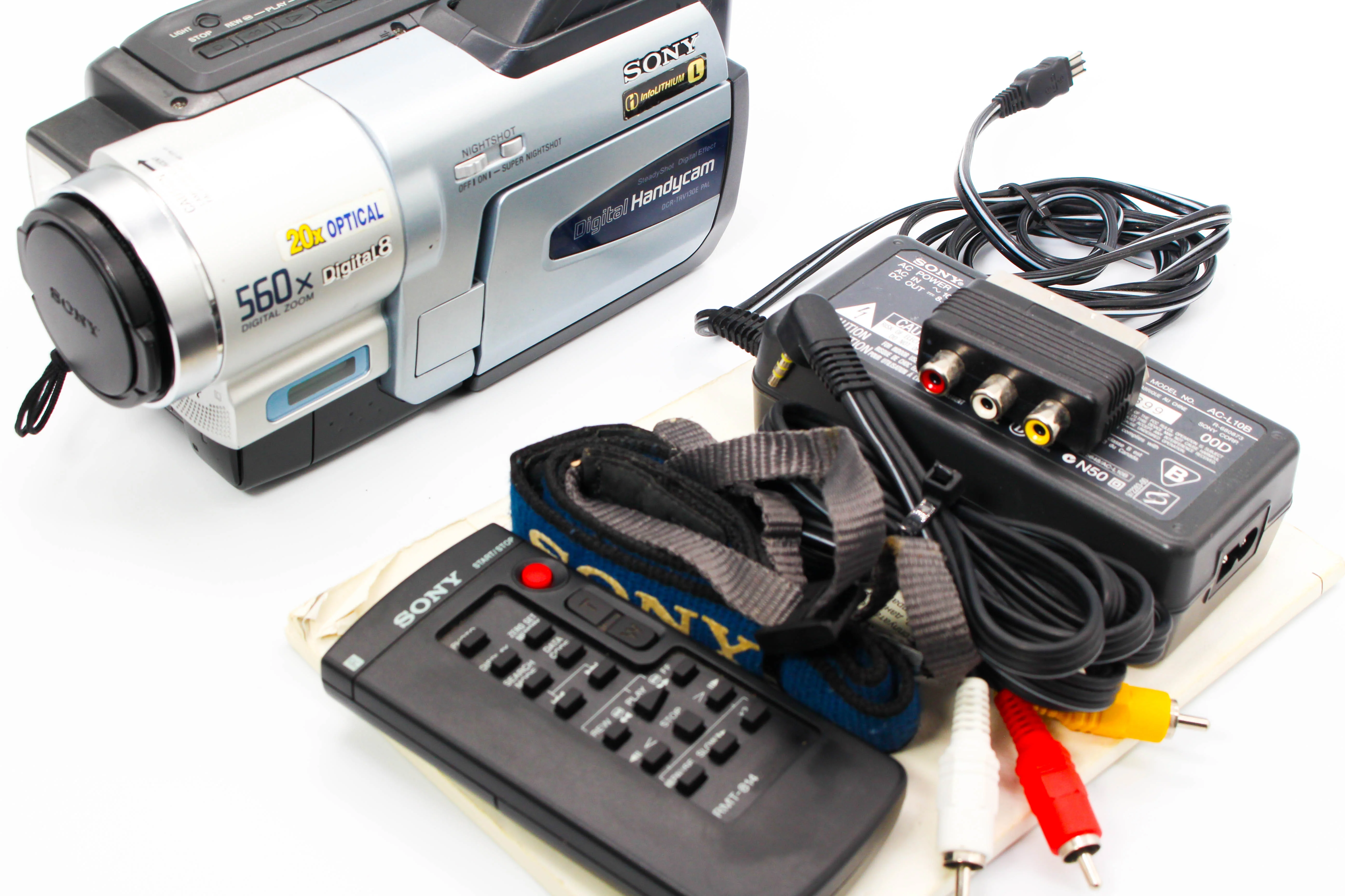 Sony DCR-TRV130E Digital8 Hi8 Video8 Handycam Digital Video Camcorder - Tested Bundle - Image 2