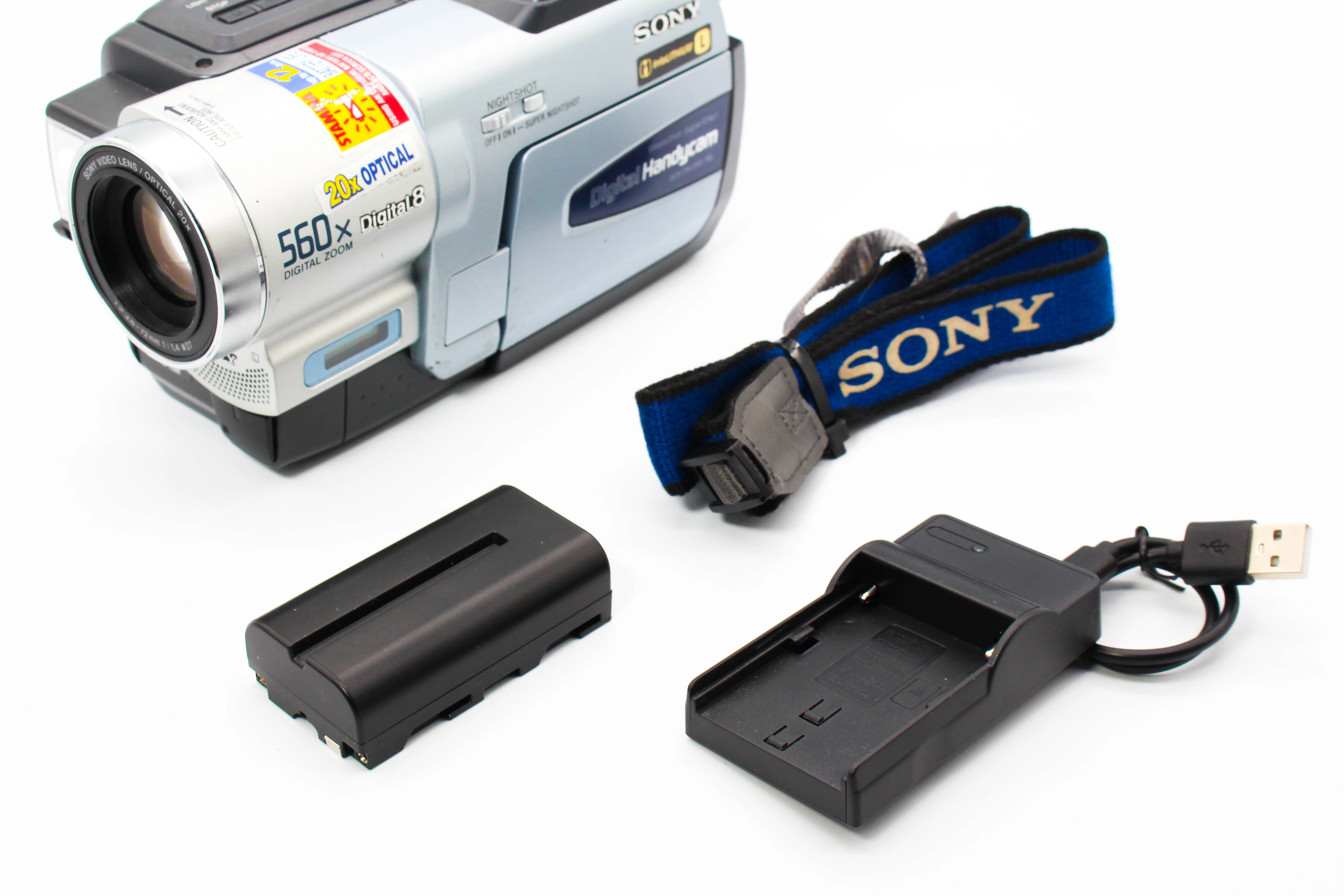 Sony DCR-TRV130E Digital8 Hi8 Video8 Handycam Tape Digital Video Camcorder - Tested Bundle Good - Image 2