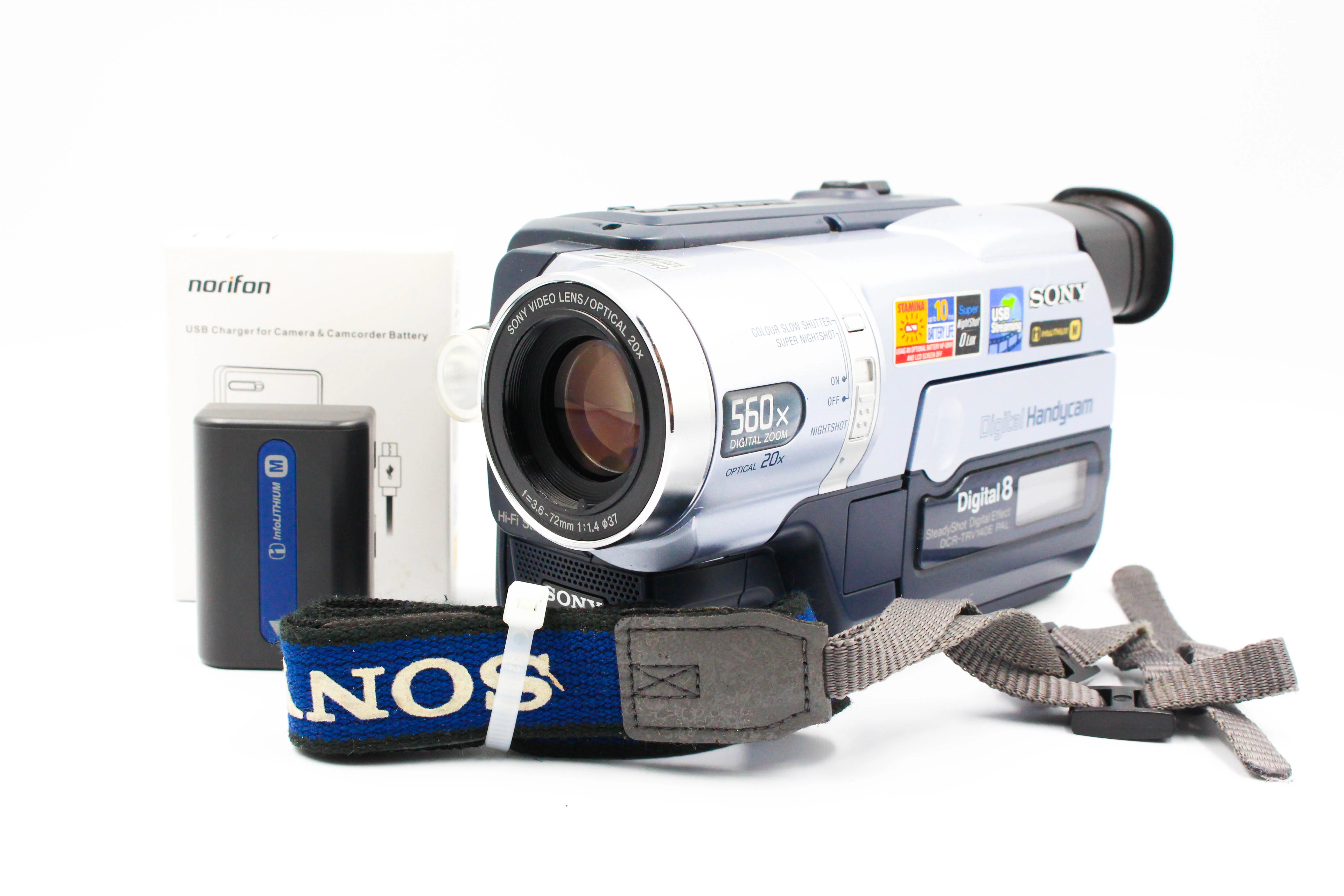 Sony DCR-TRV140E Digital8 Camcorder Digital Video Camera - Image 2