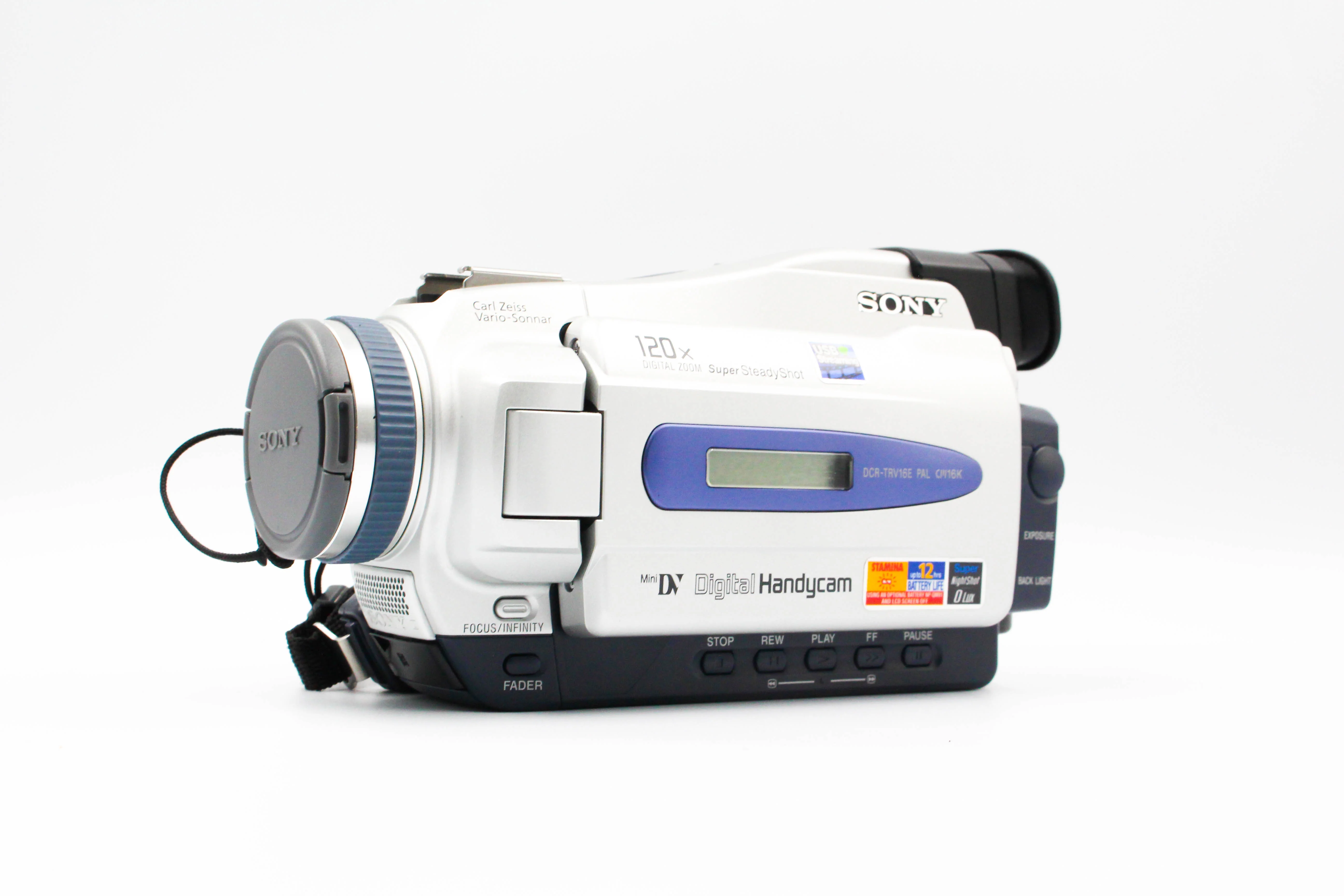 Sony DCR-TRV16E MiniDV Handycam Digital Video Camera Camcorder - Tested Bundle