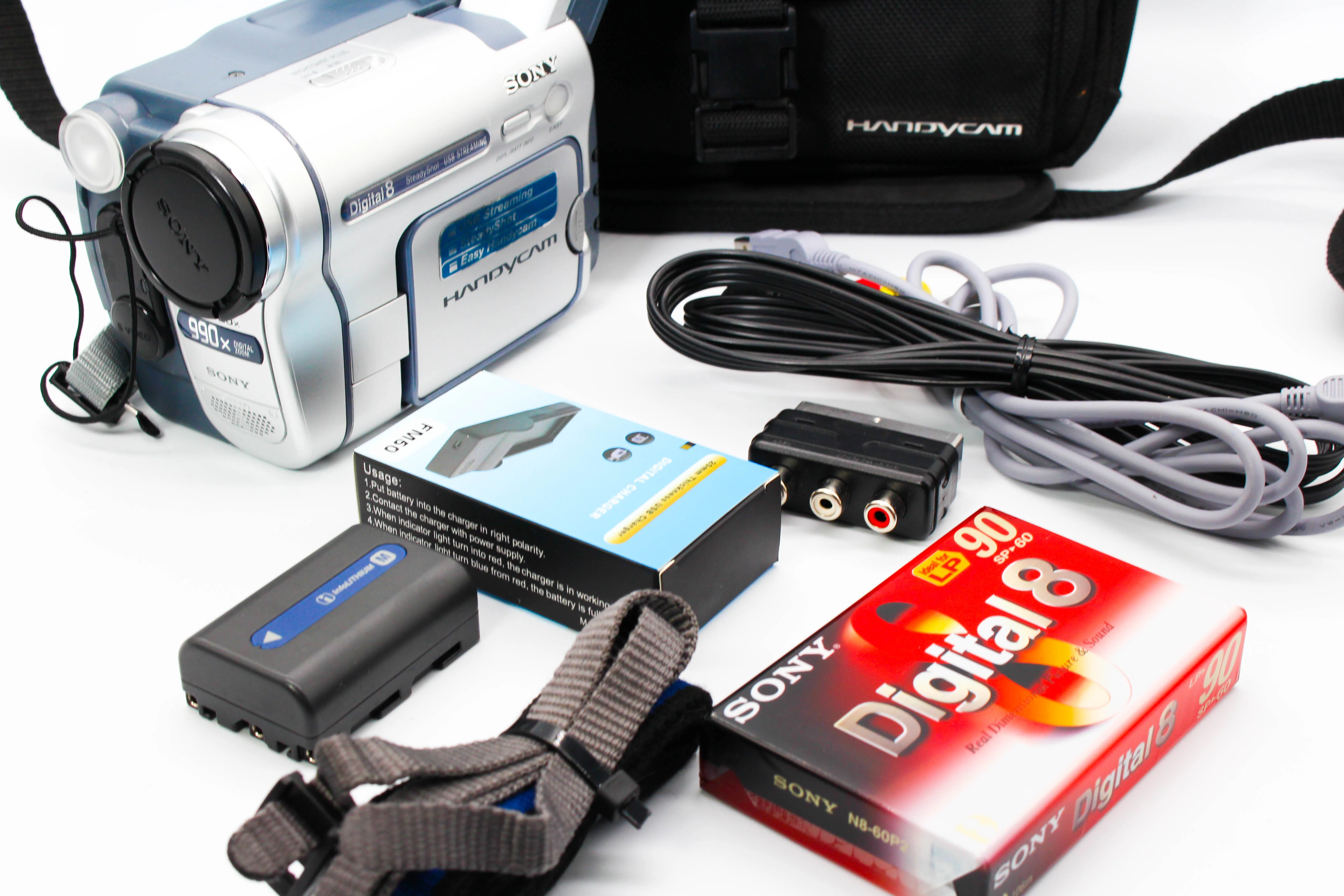 Sony DCR-TRV255E Digital8 Hi8 Video8 Digital Video Handycam Camera Camcorder - Tested Bundle Good - Image 2