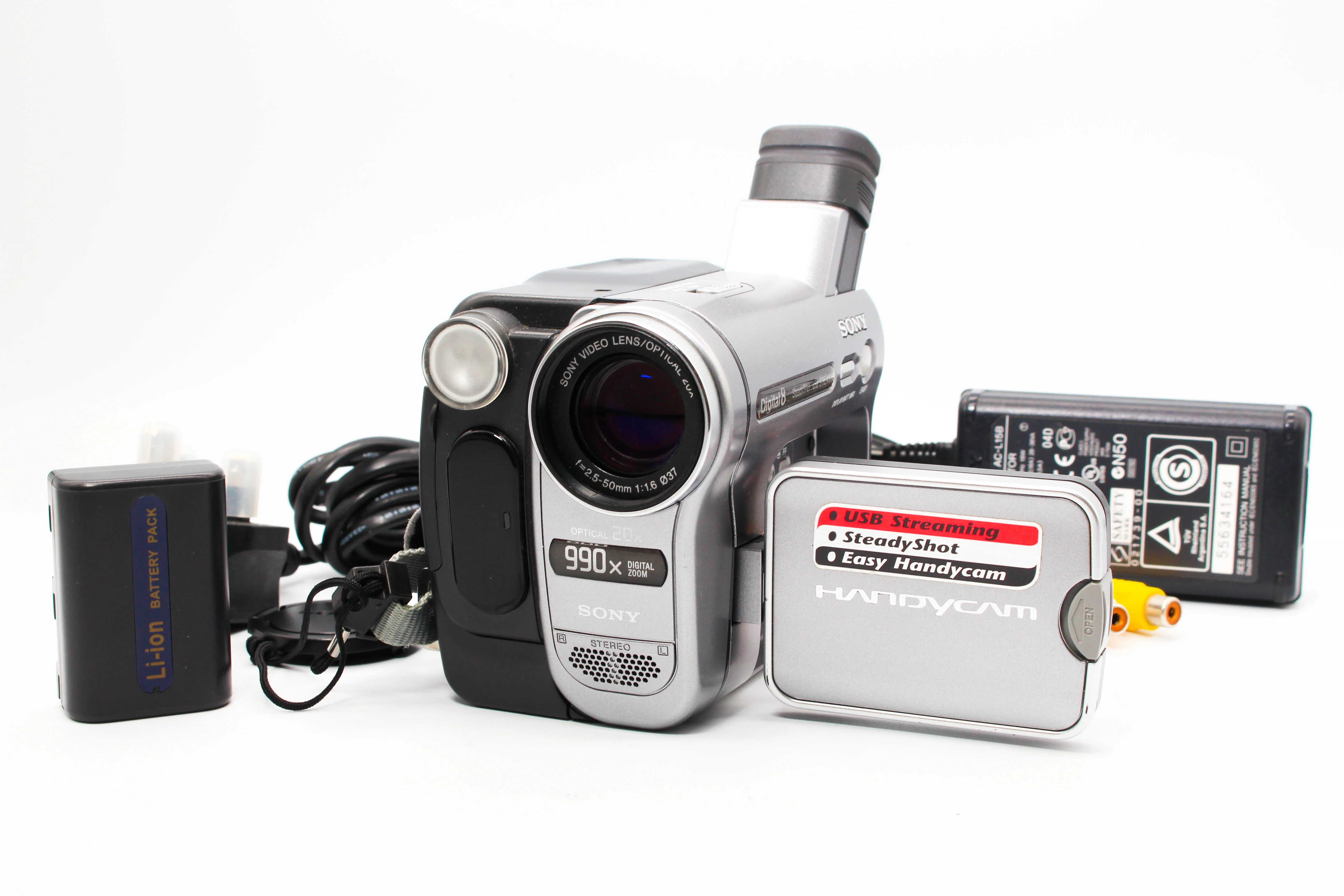 Sony DCR-TRV270E Digital8 8mm Handycam Digital Video Camcorder Camera - Tested Bundle Excellent