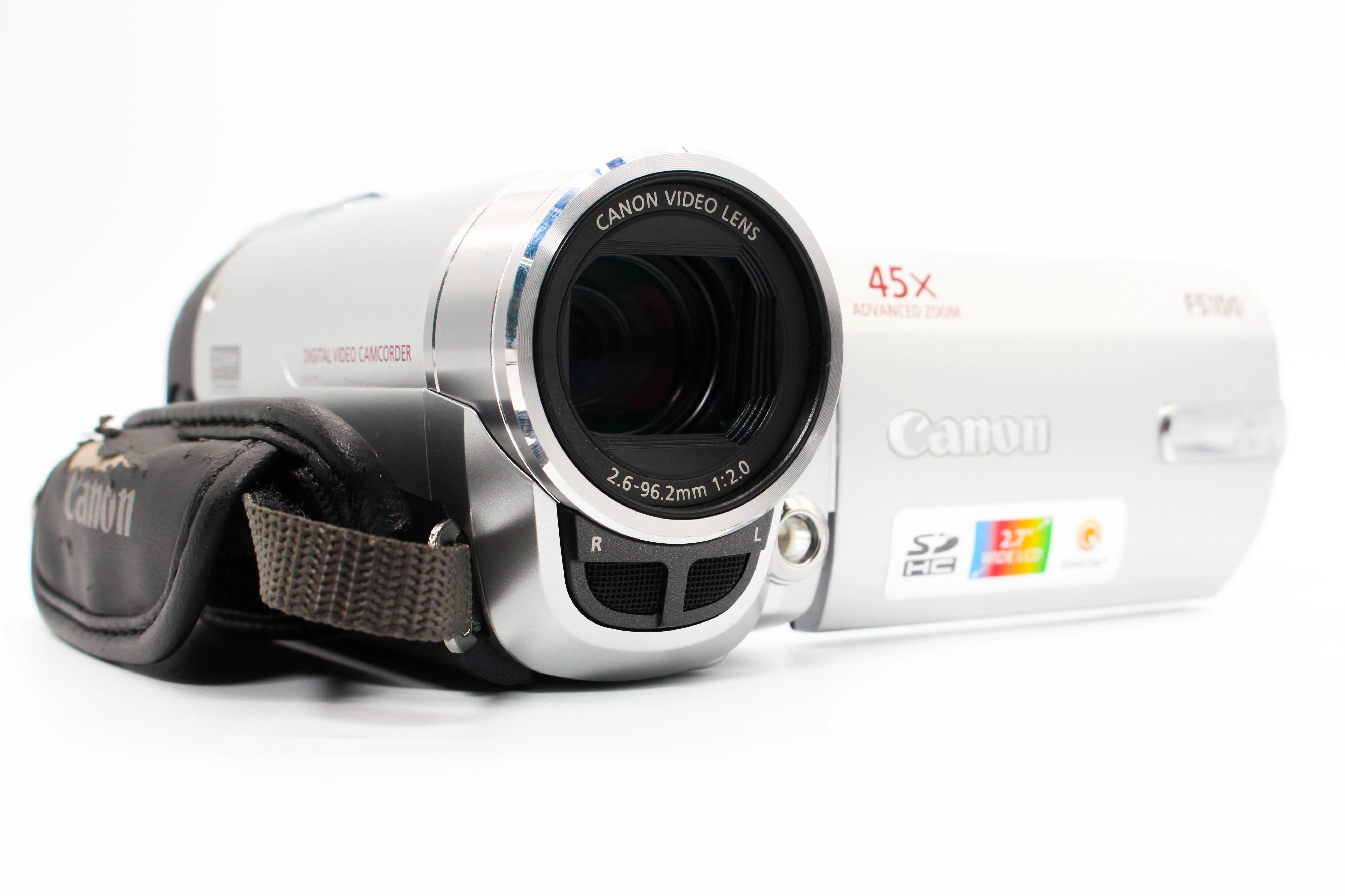 Canon FS100E HD SD Card Digital Video Camera Camcorder - Tested Bundle Good - Image 6