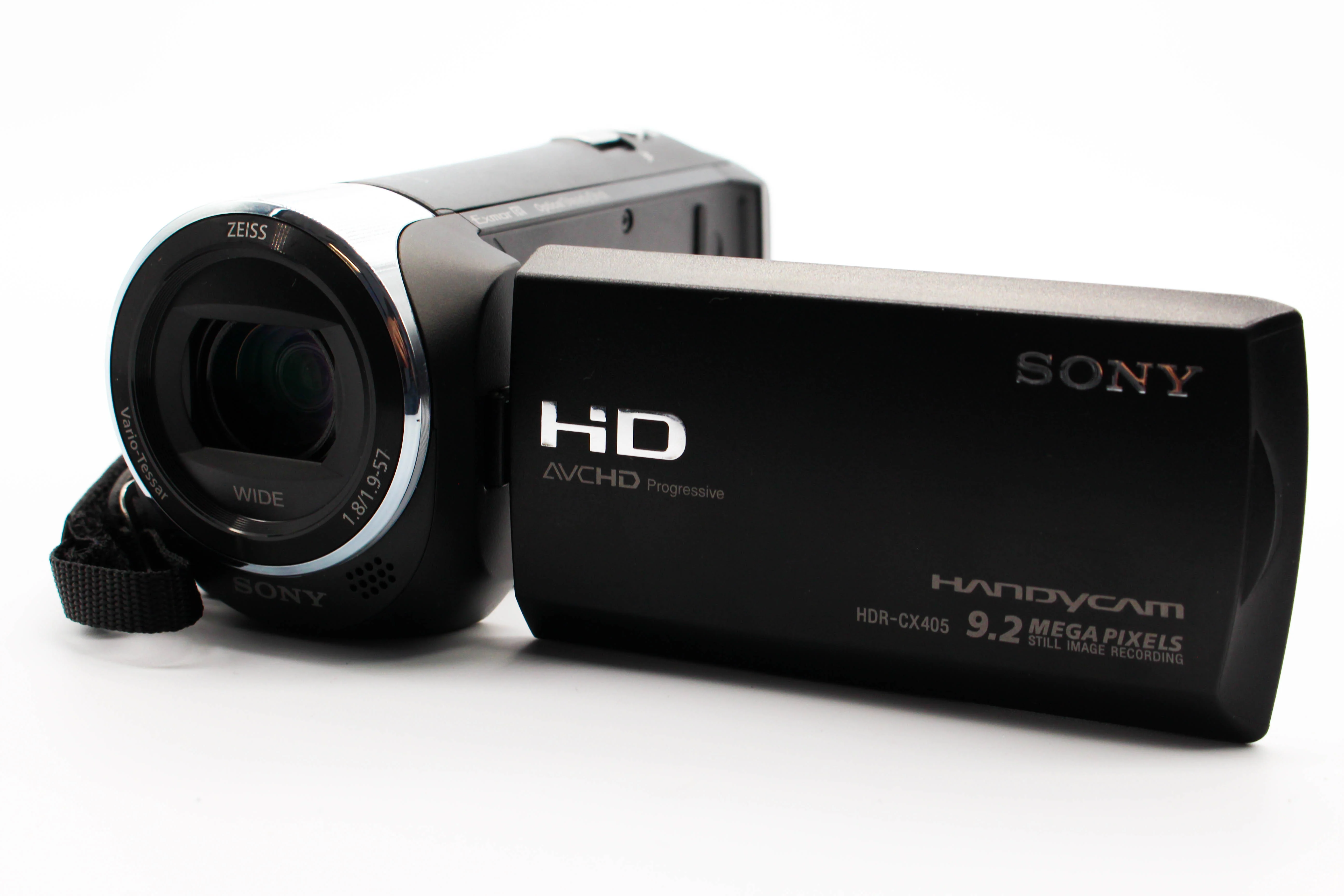 Sony HDR-CX405 SD Card HD Digital Video Handycam Camcorder Camera - Tested Bundle Excellent