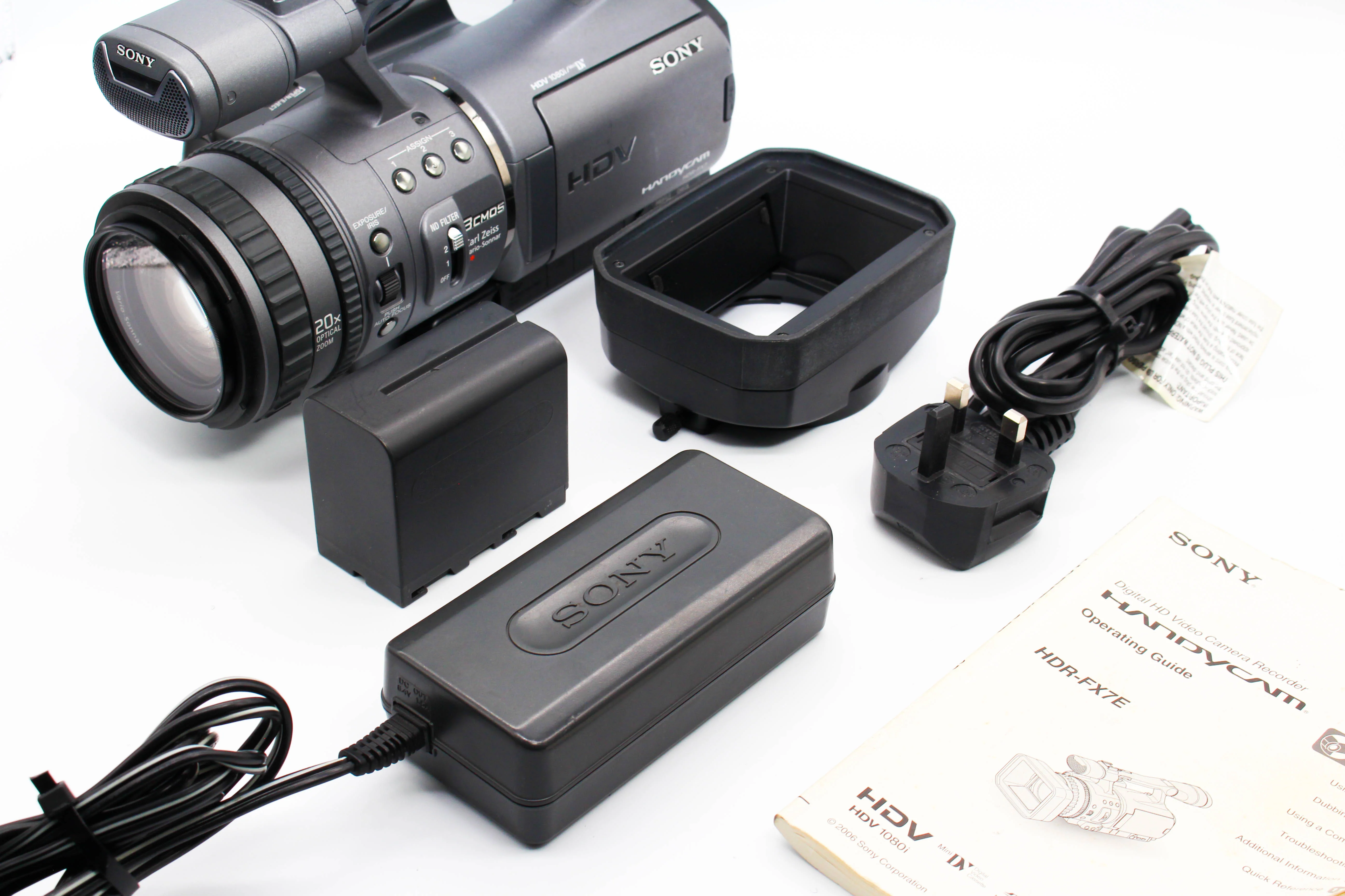 Sony HDR-FX7E MiniDV Digital Video Handycam Camcorder Camera - Tested Bundle Excellent - Image 2