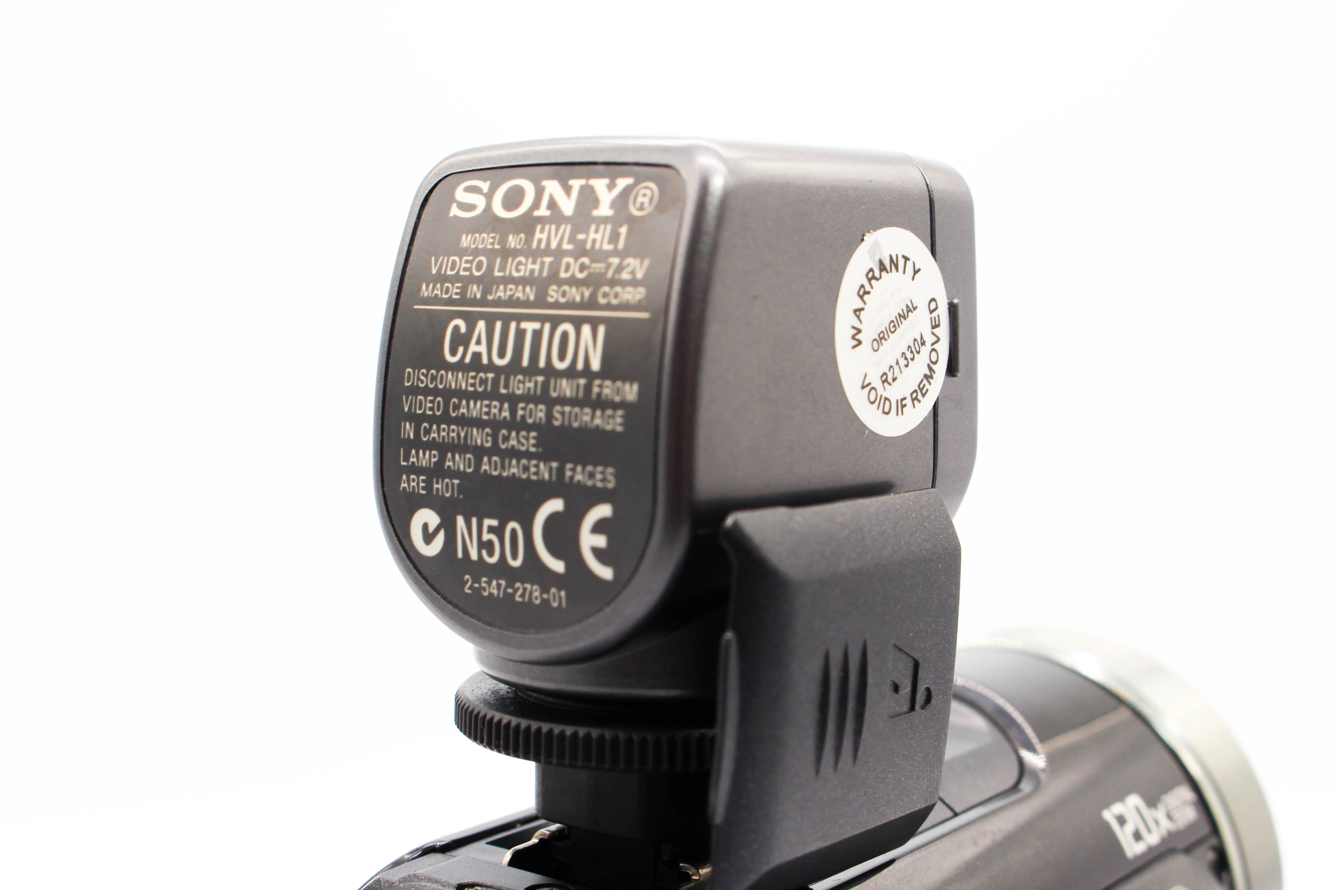 Sony HVL-HL1 Cold Shoe Light For Handycam Camcorder Camera - Tested Bundle Excellent - Image 4