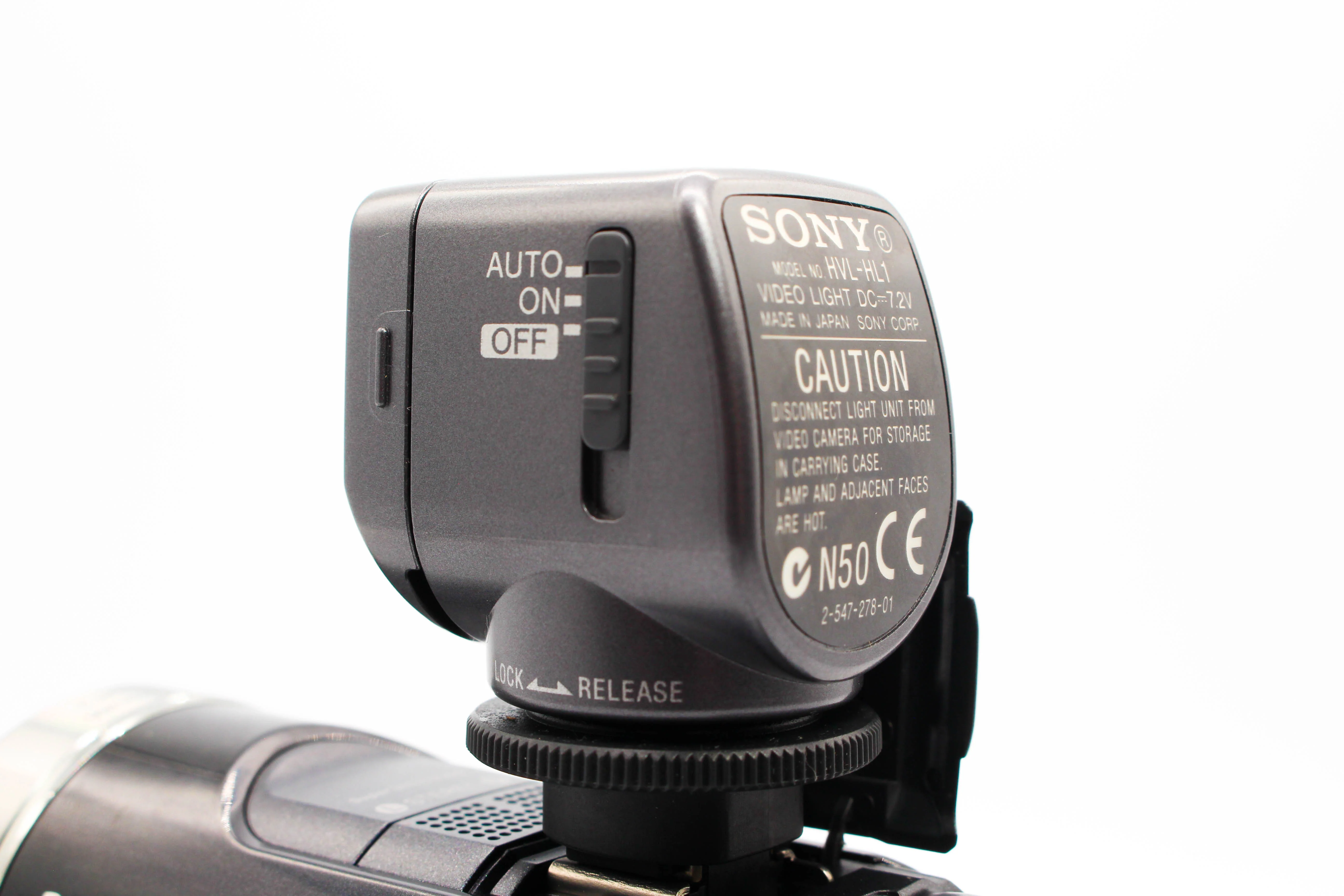 Sony HVL-HL1 Cold Shoe Light For Handycam Camcorder Camera - Tested Bundle Excellent - Image 5