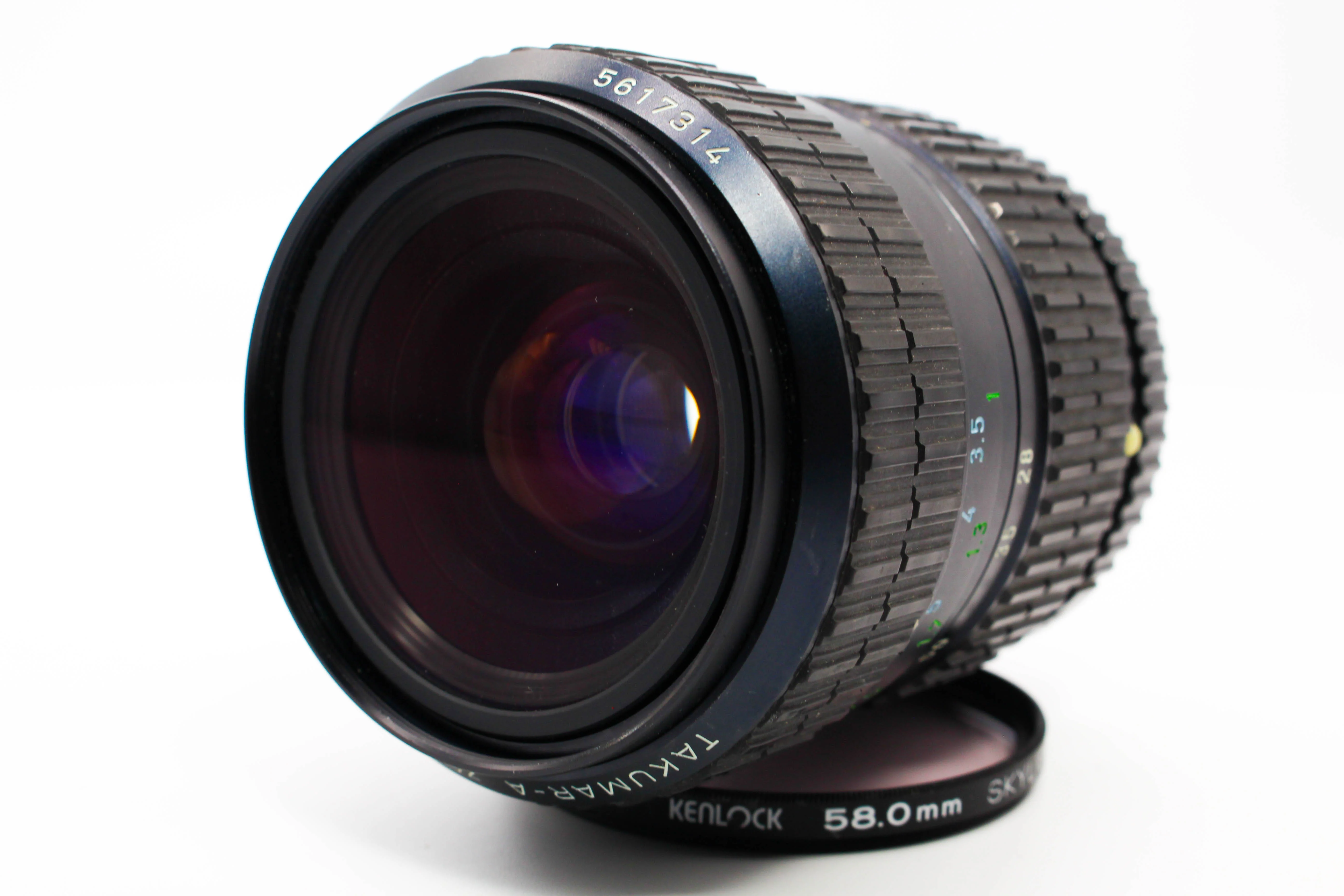 Takumar-a 28-80mm f/3.5-4.5 Pentax K Mount Vintage Zoom Lens - Tested Excellent
