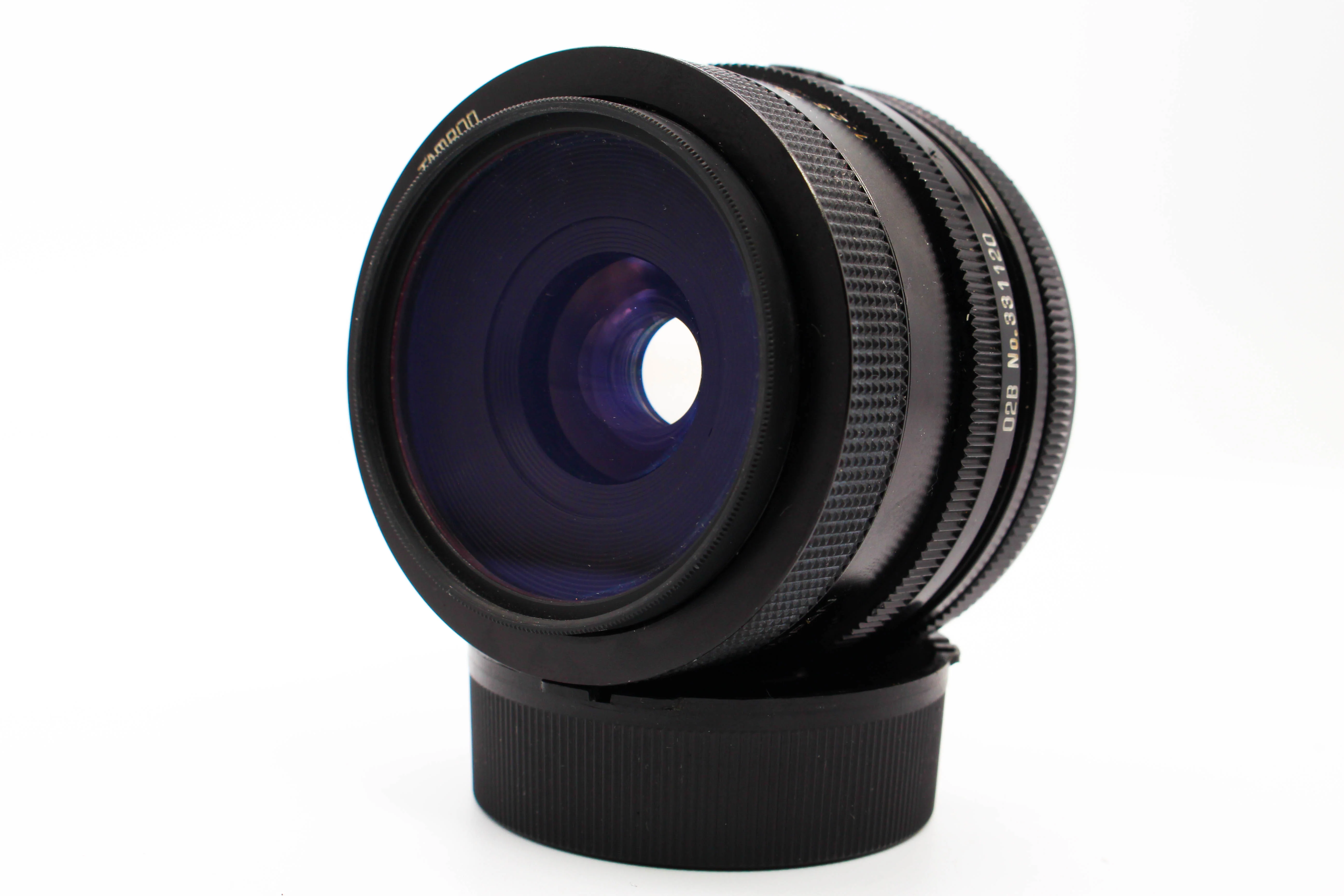 Tamron 28mm f/2.5 Adaptall-2 Lens Canon FD Mount SLR Wide Angle Manual Focus Prime - Tested Bundle Excellent