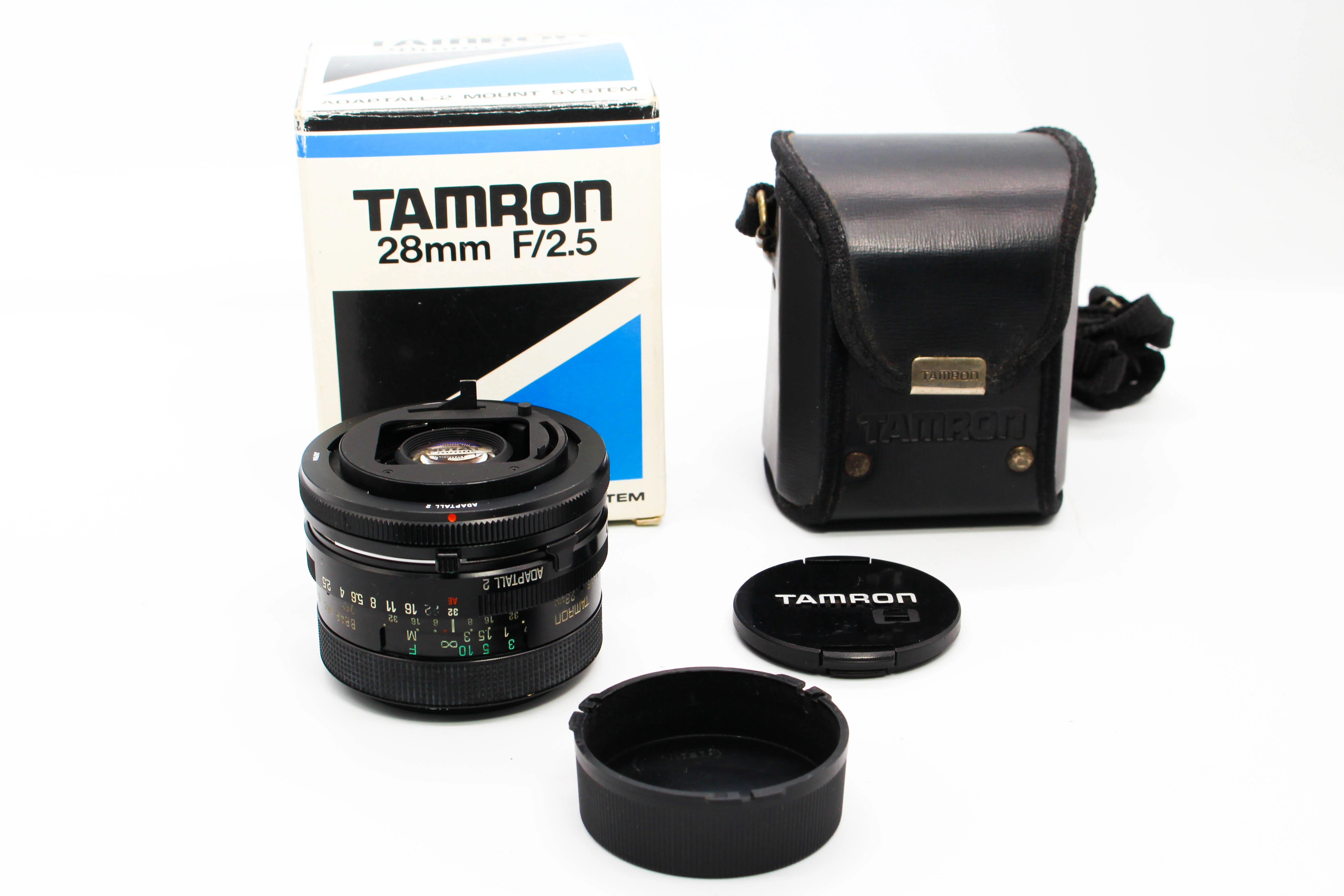 Tamron 28mm f/2.5 Adaptall-2 Lens Canon FD Mount SLR Wide Angle Manual Focus Prime - Tested Bundle Excellent - Image 2