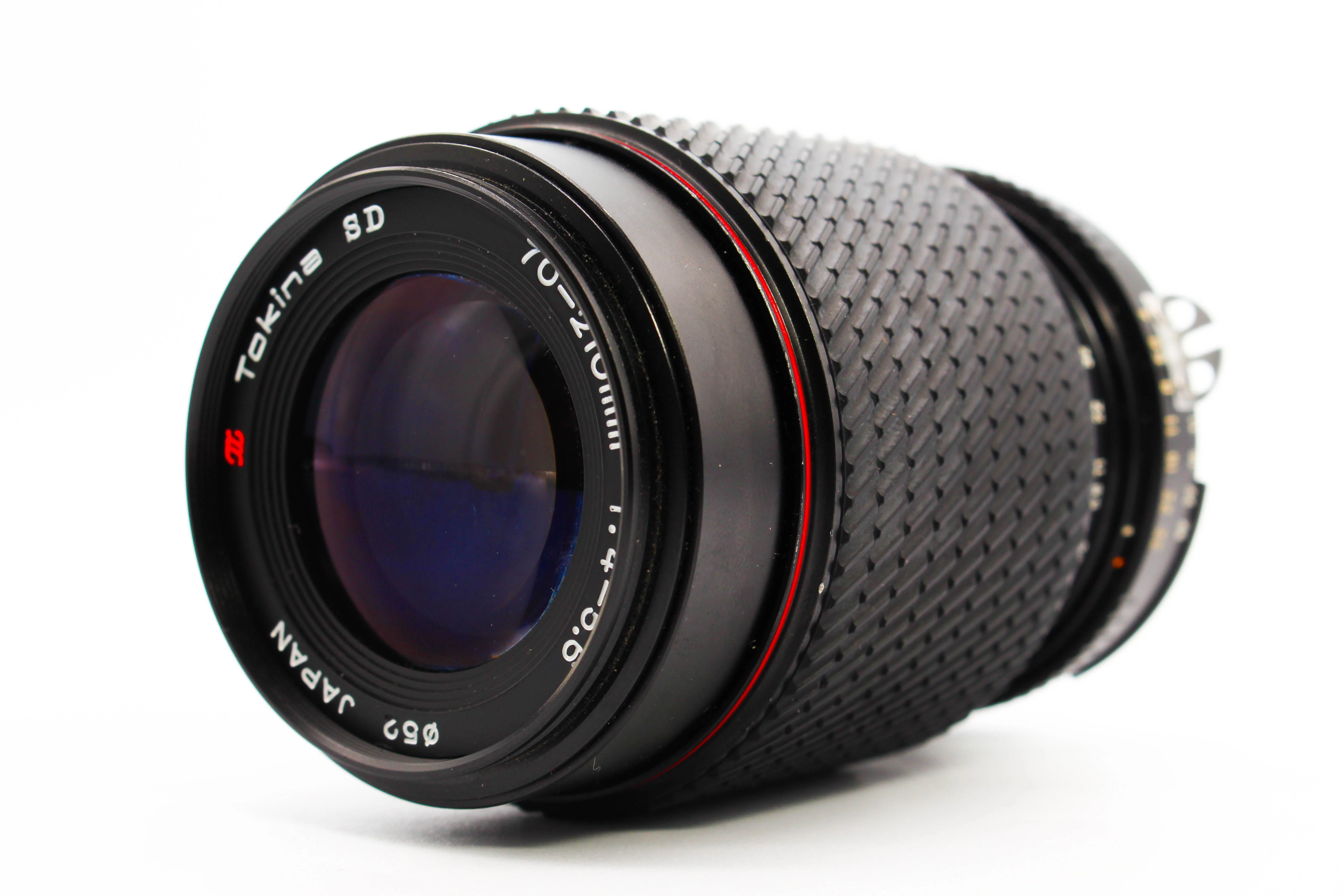 Tokina SD 70-210mm f/4-5.6 Nikon AI Mount Zoom Lens 52mm Filter - Tested Bundle