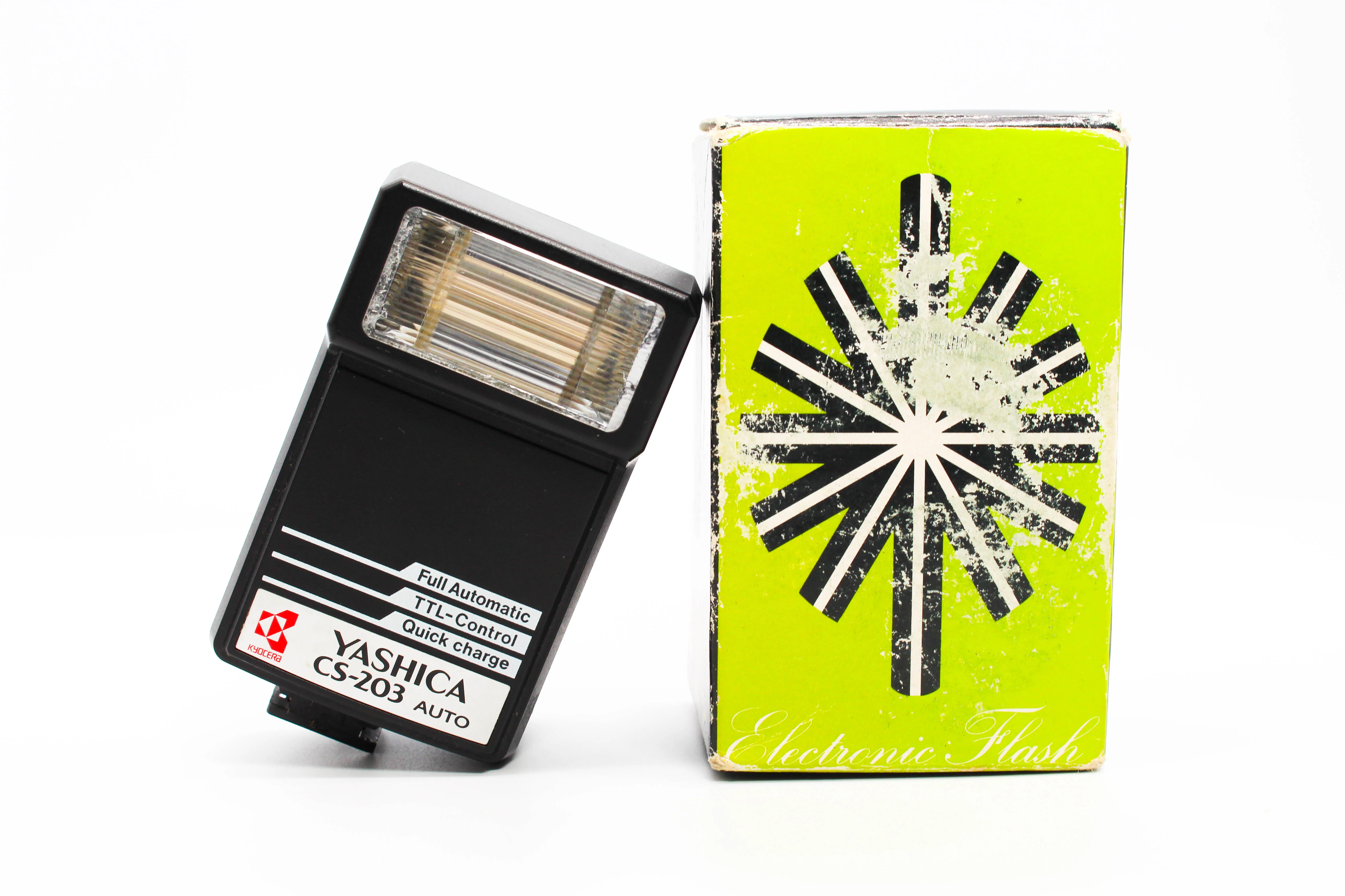 Yashica CS-203 Auto Electronic Flash For Vintage Film Photo Cameras - Tested Boxed - Image 2